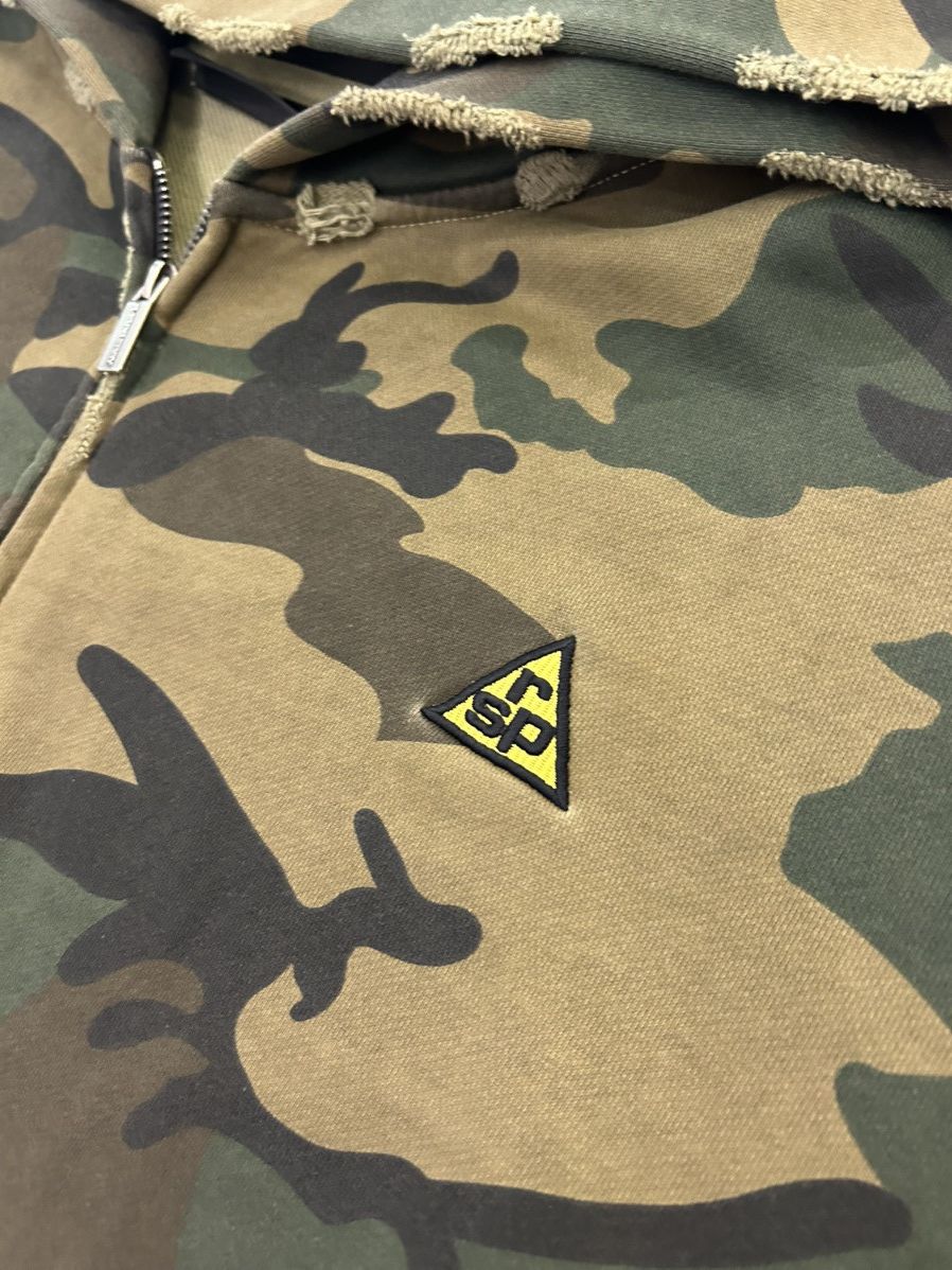 The GV Gallery The GV Gallery Camo Bunker Zip-Up Hoodie Size US XL / EU 56 / 4 - 4 Thumbnail