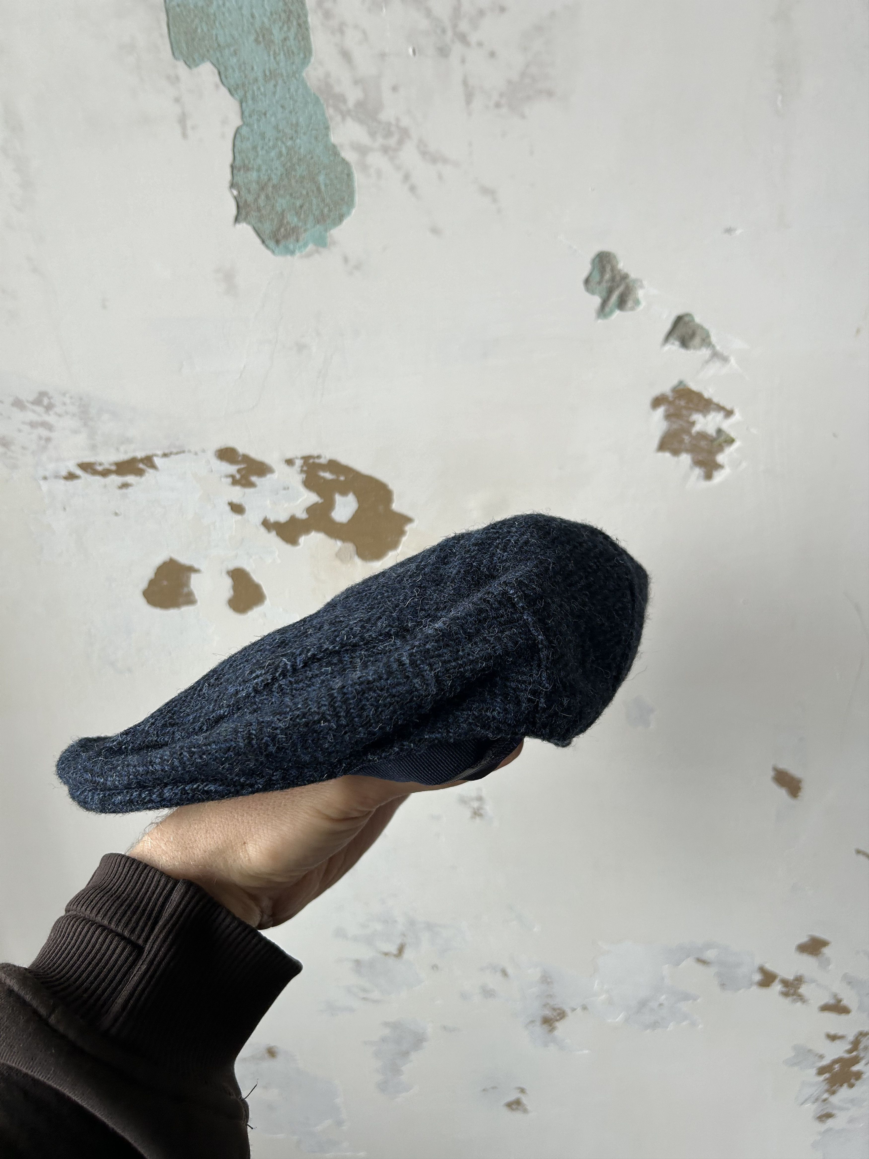 Harris Tweed × Vintage Vintage Y2K Harris Tweed Cap Streetwear Size ONE SIZE - 2 Thumbnail