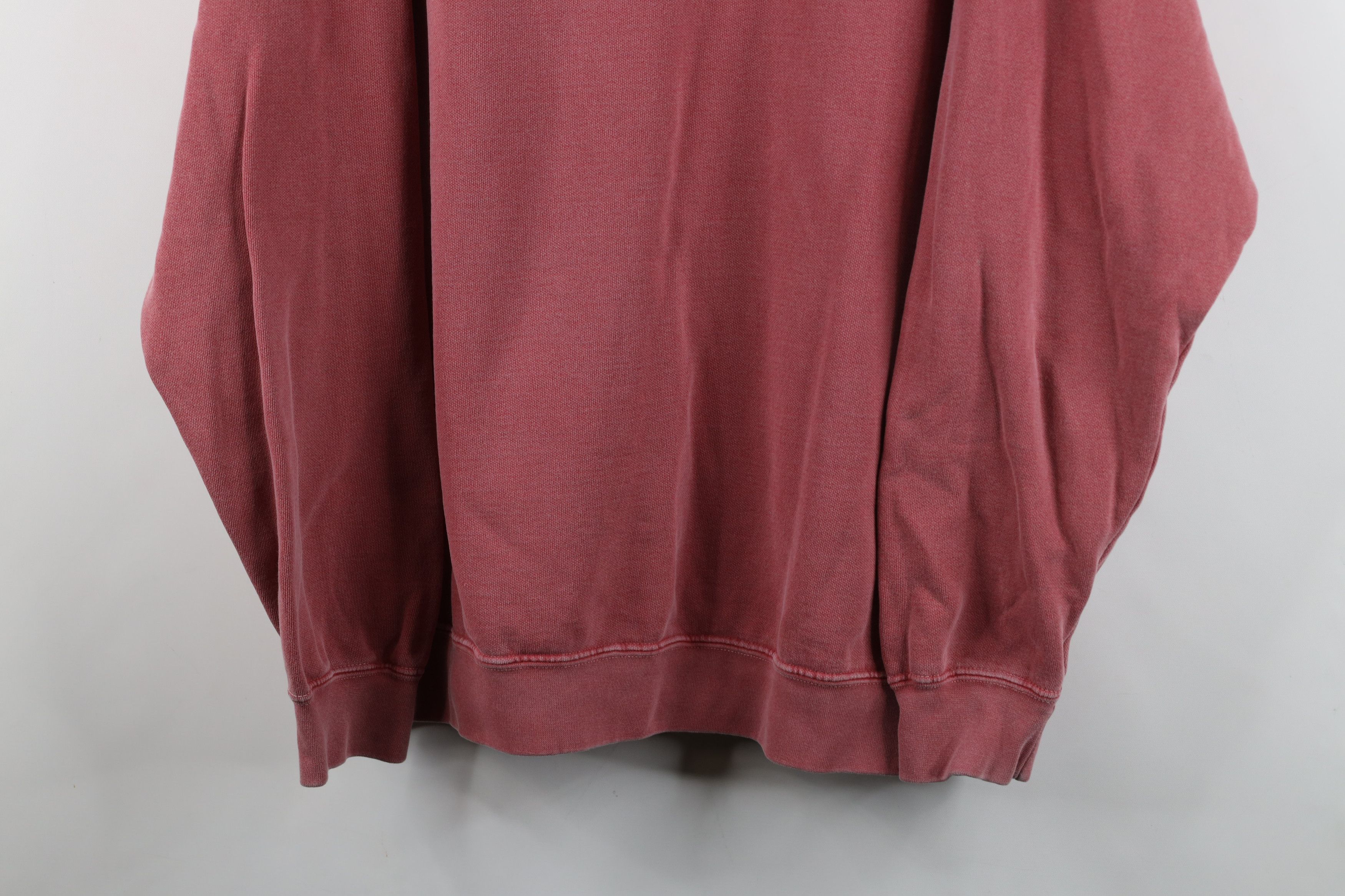 Vintage Vintage 90s Y2K Streetwear Stonewash Crewneck Sweatshirt Red Size US XL / EU 56 / 4 - 3 Thumbnail