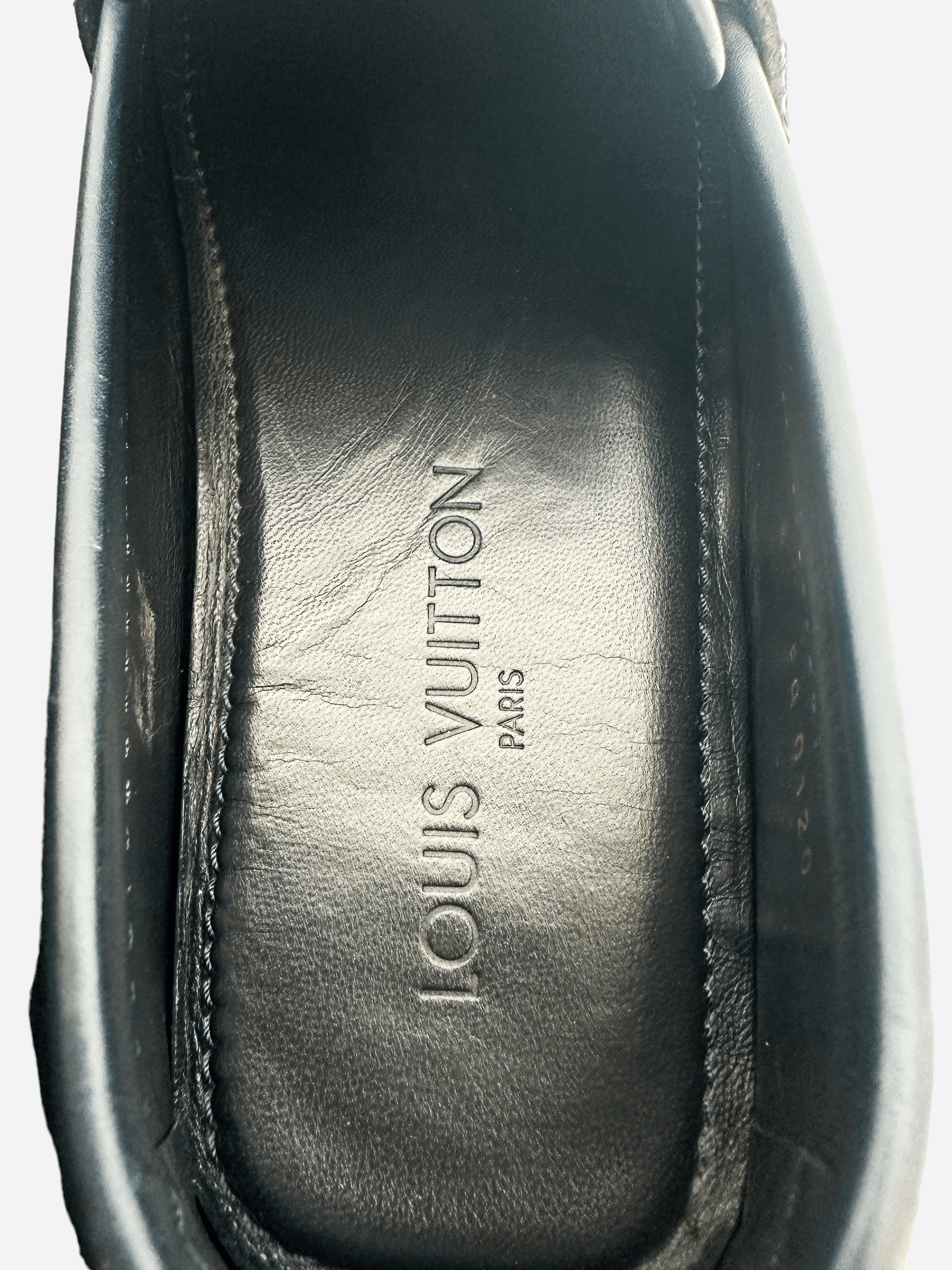 Louis Vuitton Louis Vuitton Navy Blue Logo Loafers Size US 9 / EU 42 - 6 Thumbnail