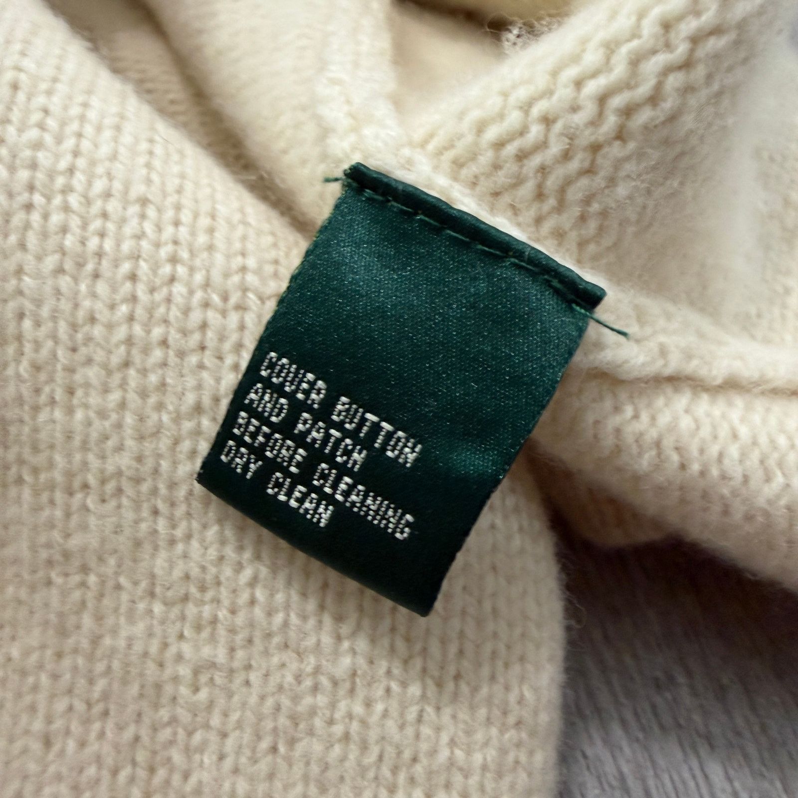 Lauren Ralph Lauren Lauren Ralph Lauren Wool Cashmere Ivory Blazer Jacket 2X Size XXL / US 16-18 / IT 52-54 - 9 Thumbnail