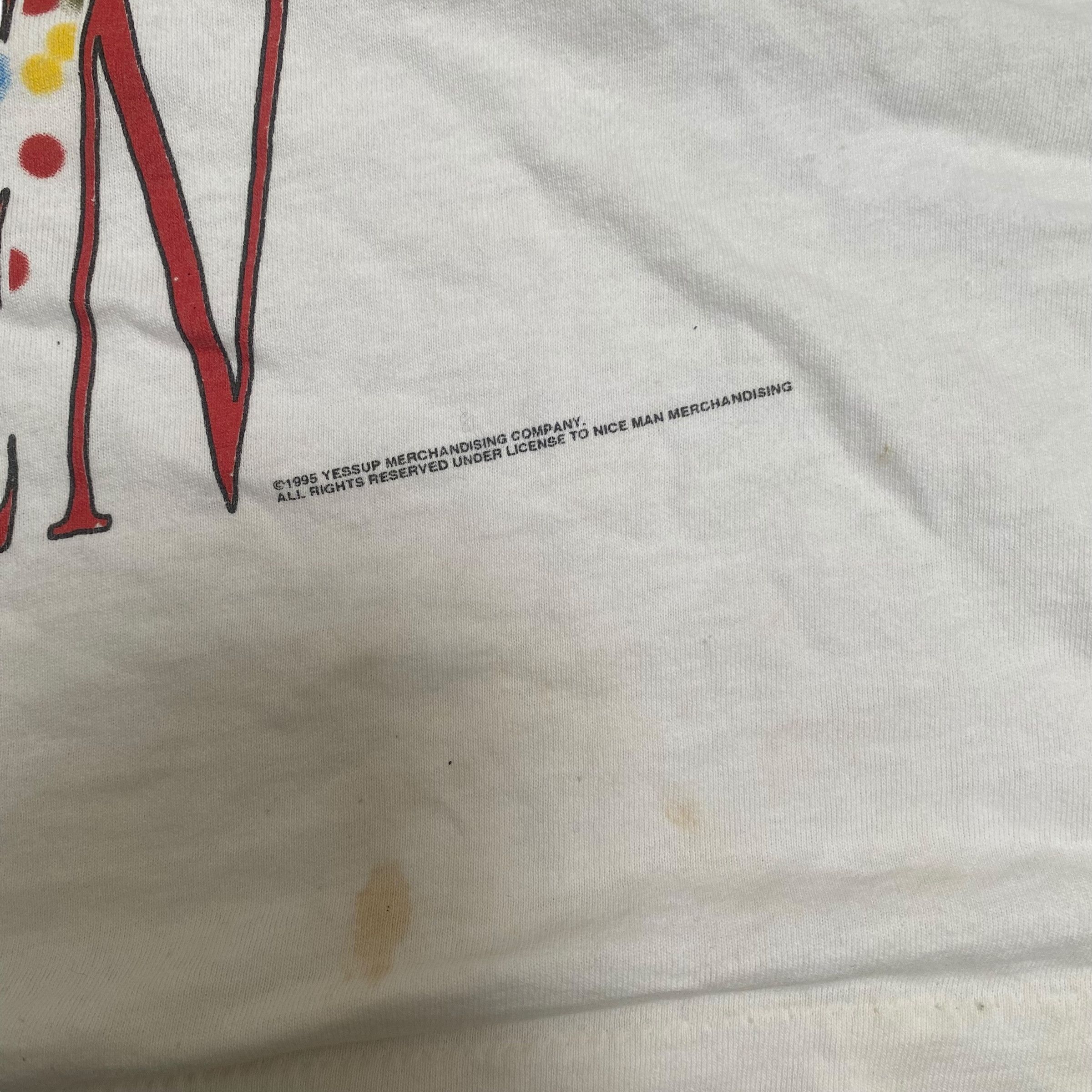Vintage Van Halen 1995 Single Stitch Balance Tour Clown Graphic Tee Size US XL / EU 56 / 4 - 5 Thumbnail
