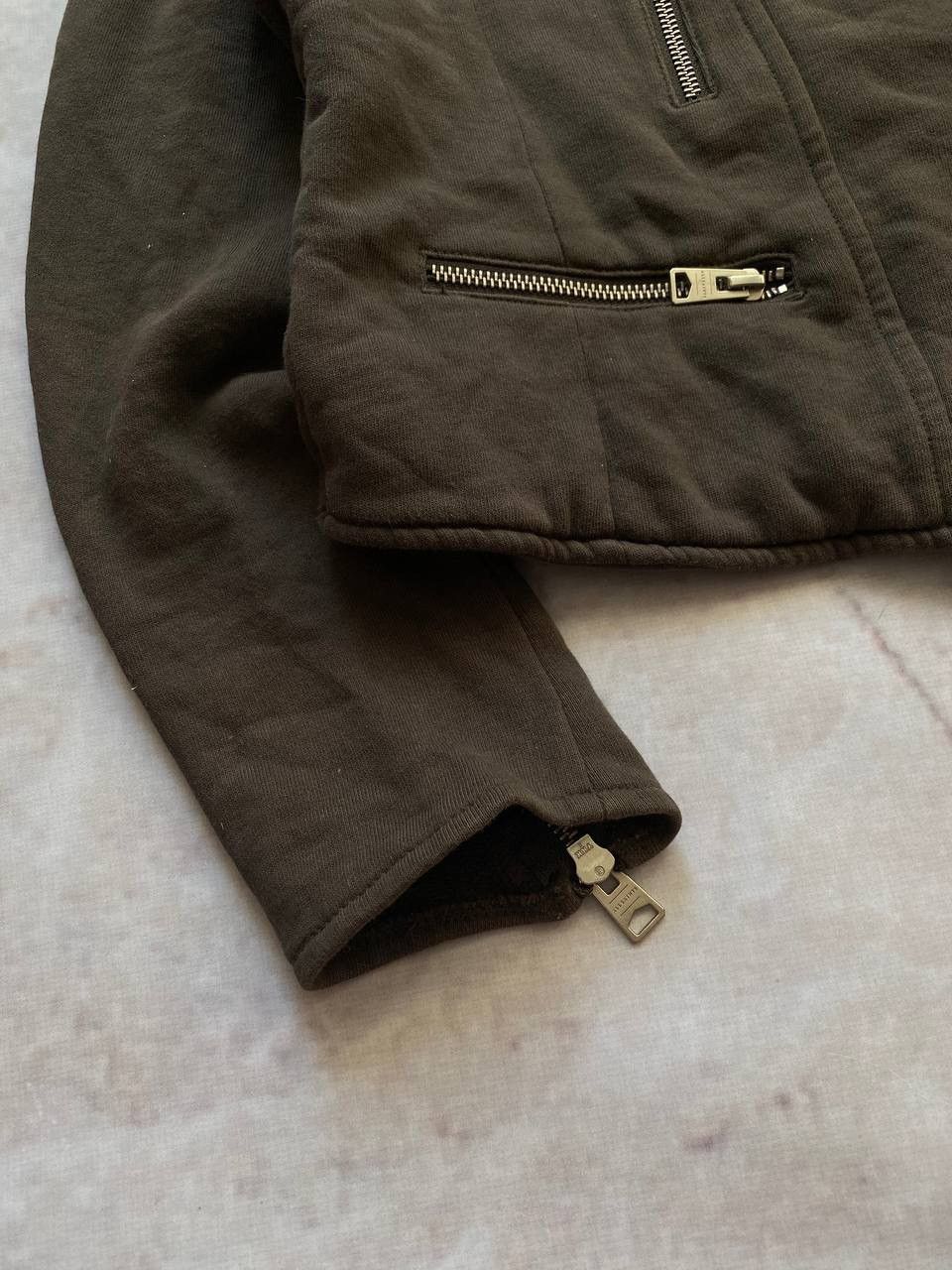 Allsaints × Vintage Luxury Allsaints Cotton Perfecto Jacket Size L / US 10 / IT 46 - 3 Thumbnail