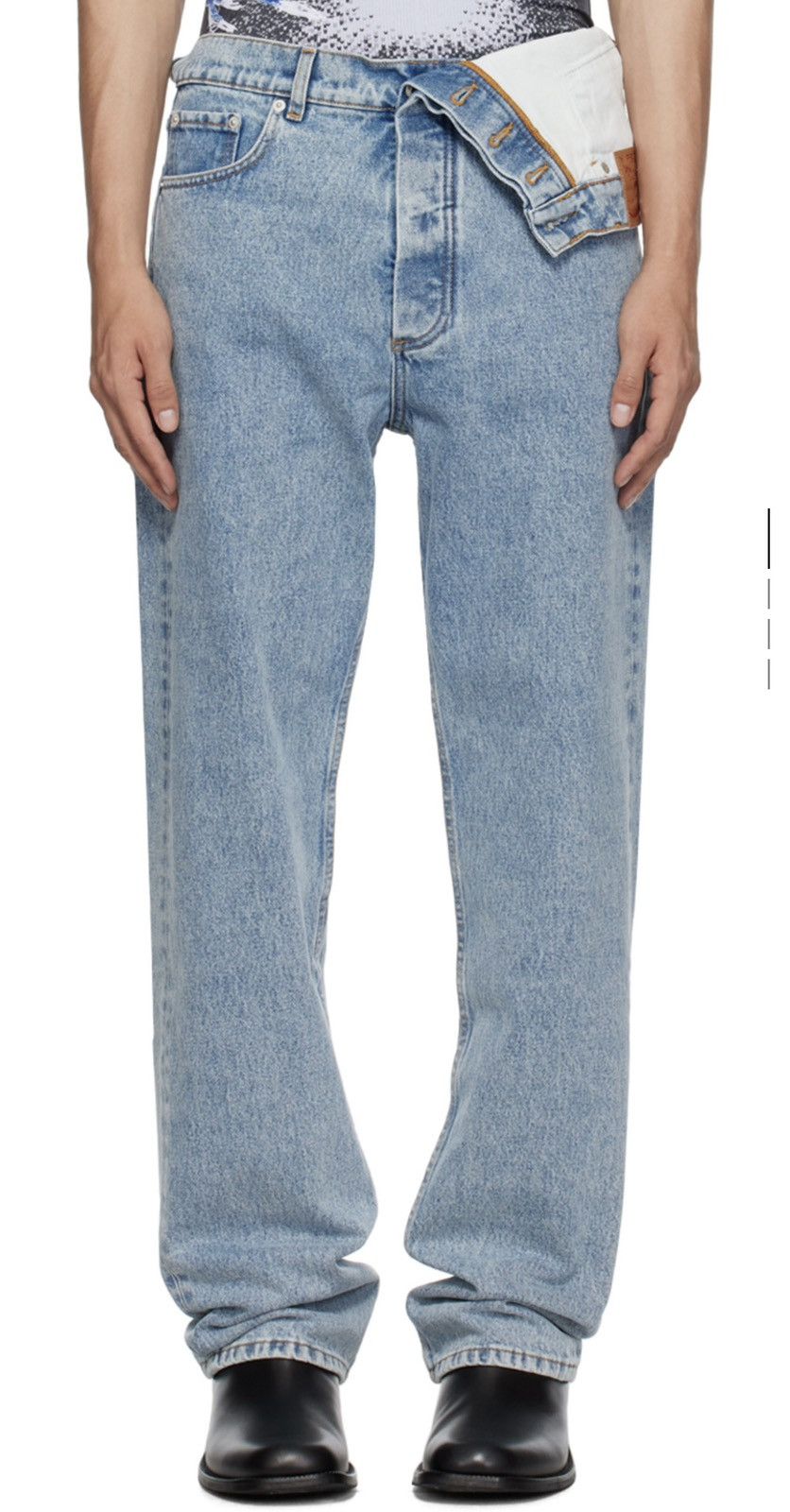 Y/Project Y/Project Asymmetric Denim Size US 29 - 7 Thumbnail