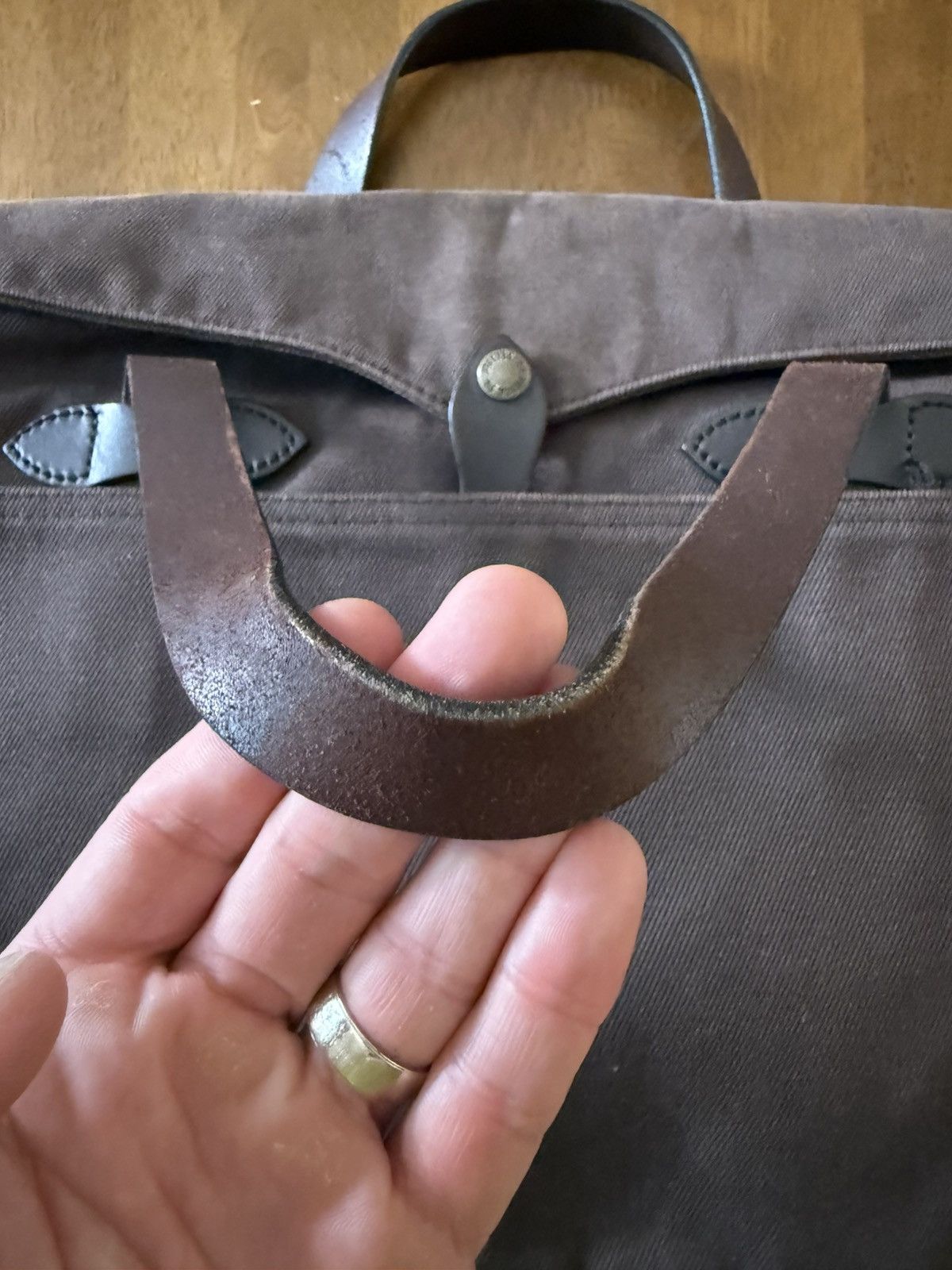 Filson Filson 256 Original Briefcase Brown USA Old Tag EXCELLENT Size ONE SIZE - 4 Thumbnail