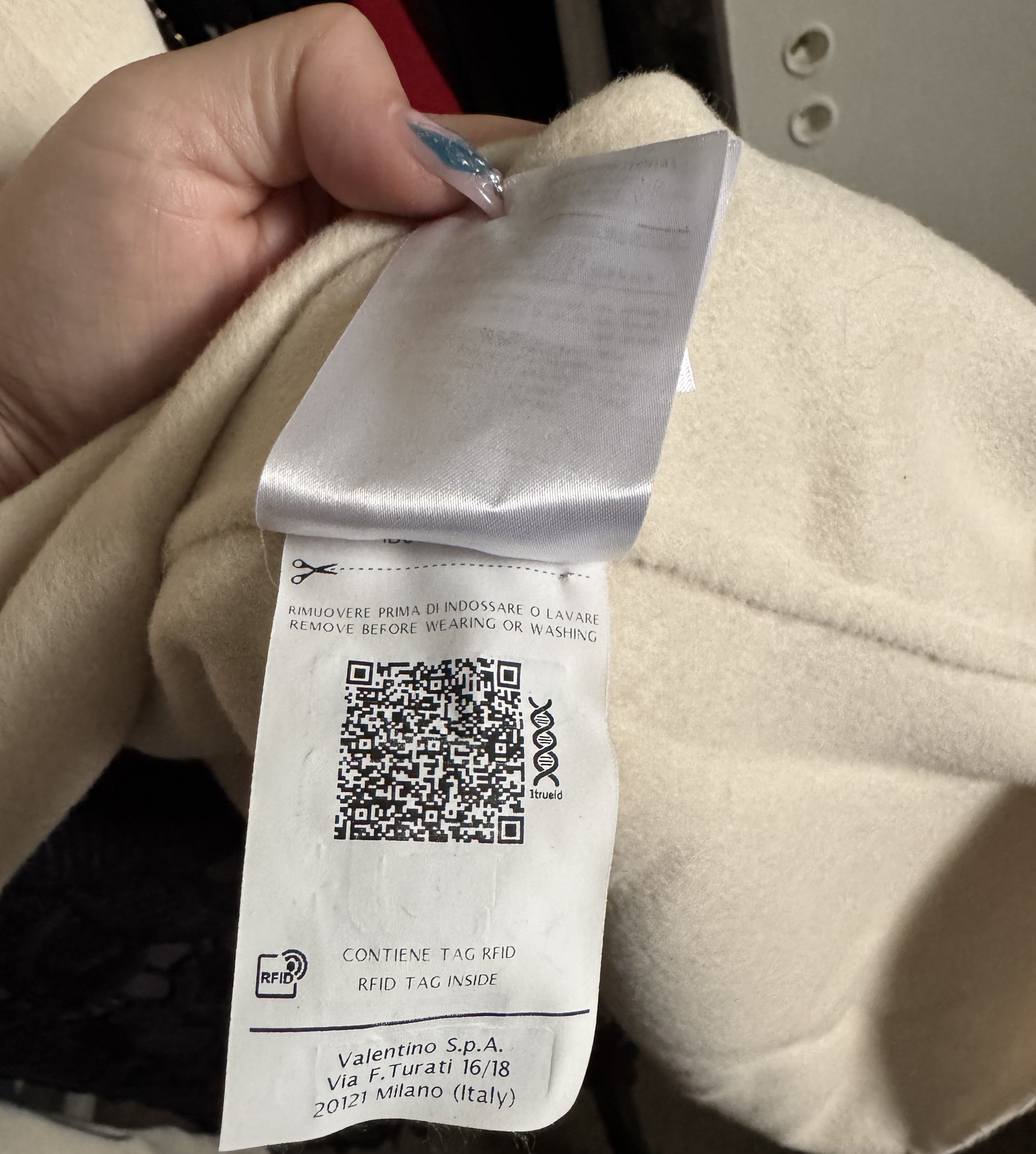 Valentino Valentino V neck logo wool cape Size XS / US 0-2 / IT 36-38 - 8 Thumbnail