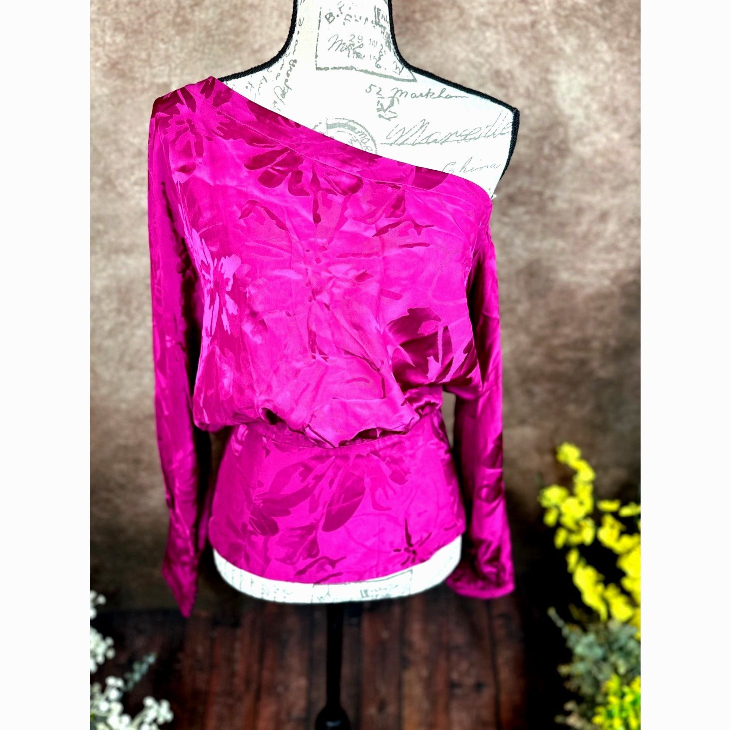 Other Silvia Tcherassi Sirmione Blouse Mulberry Floral XS Size XS / US 0-2 / IT 36-38 - 7 Thumbnail