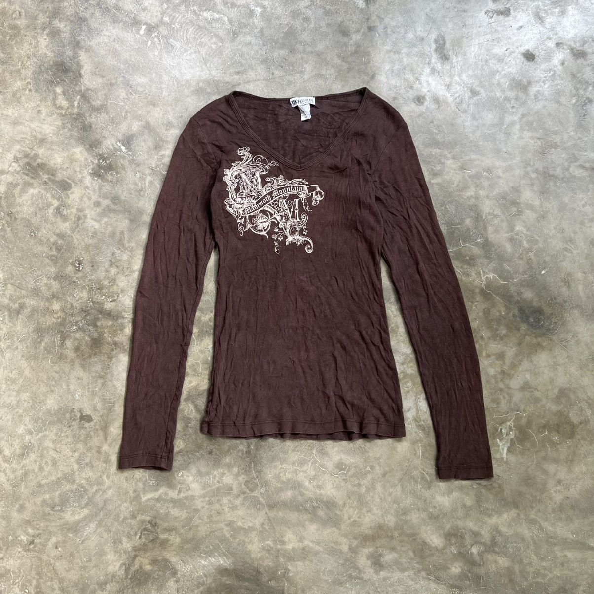 If Six Was Nine 2000s Tech Styles Mammoth Mountain LS Shirt Size S / US 4 / IT 40 - 1 Thumbnail