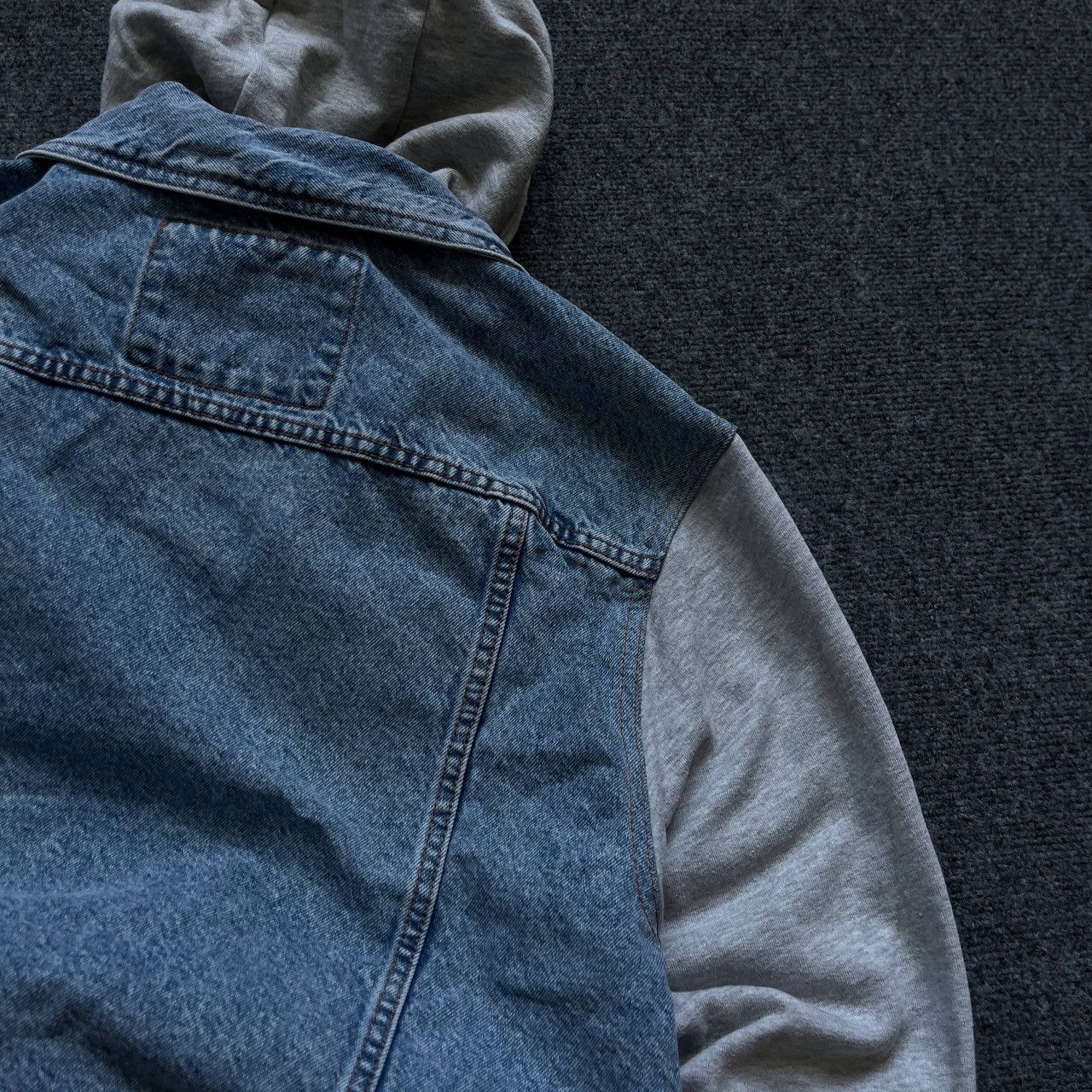 Primark Vtg Western Denim Jacket With Hood Size XL Primark 00s USA Size US XL / EU 56 / 4 - 15 Thumbnail