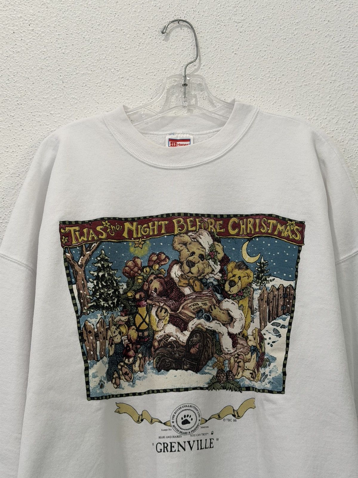 Hanes Vintage 1998 “Twas The Night Before Christmas” Crewneck XXL Size US XXL / EU 58 / 5 - 2 Thumbnail