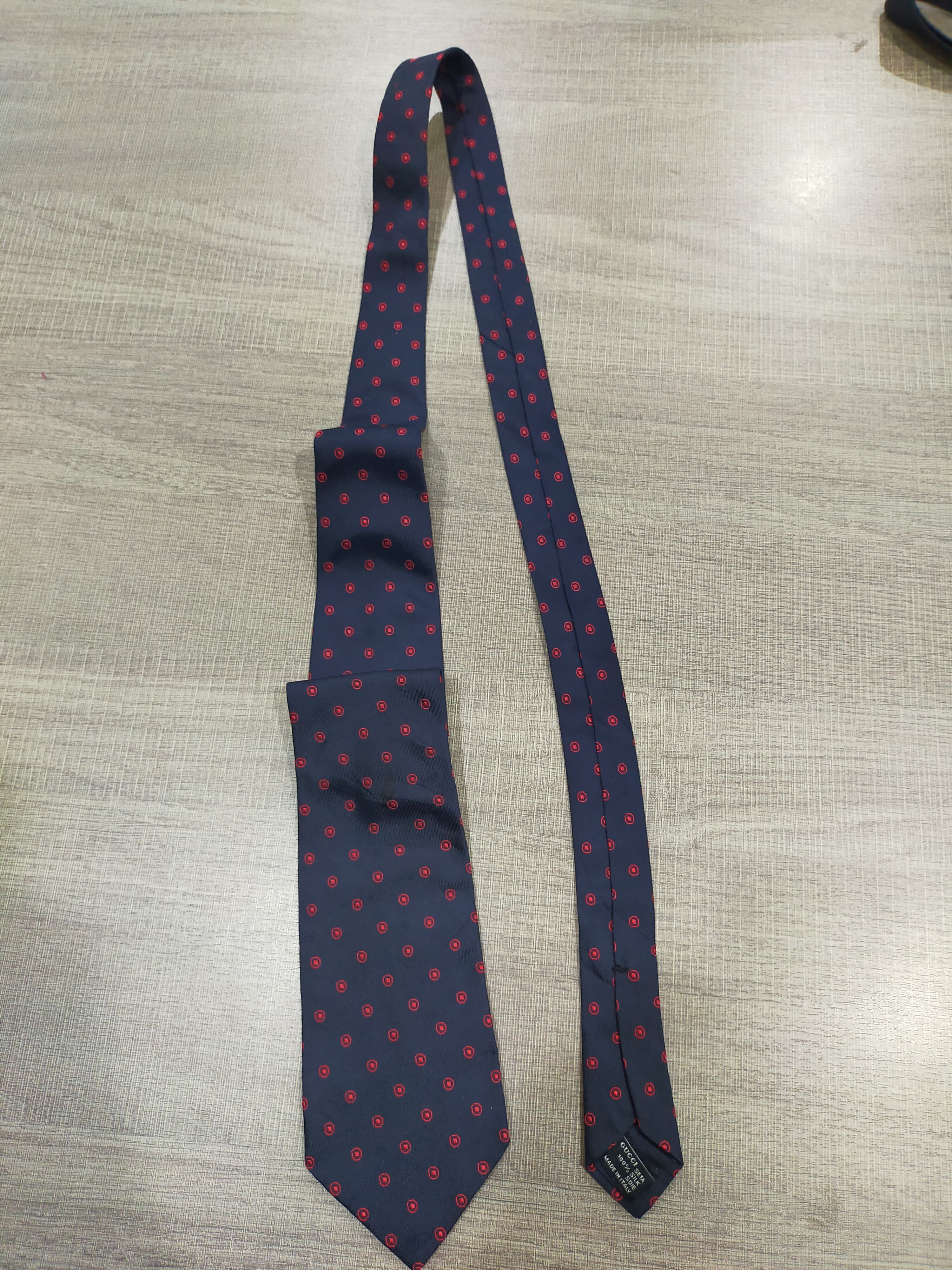 Gucci 🔥 NICE !! VINTAGE GUCCI SILK TIE Size ONE SIZE - 1 Thumbnail