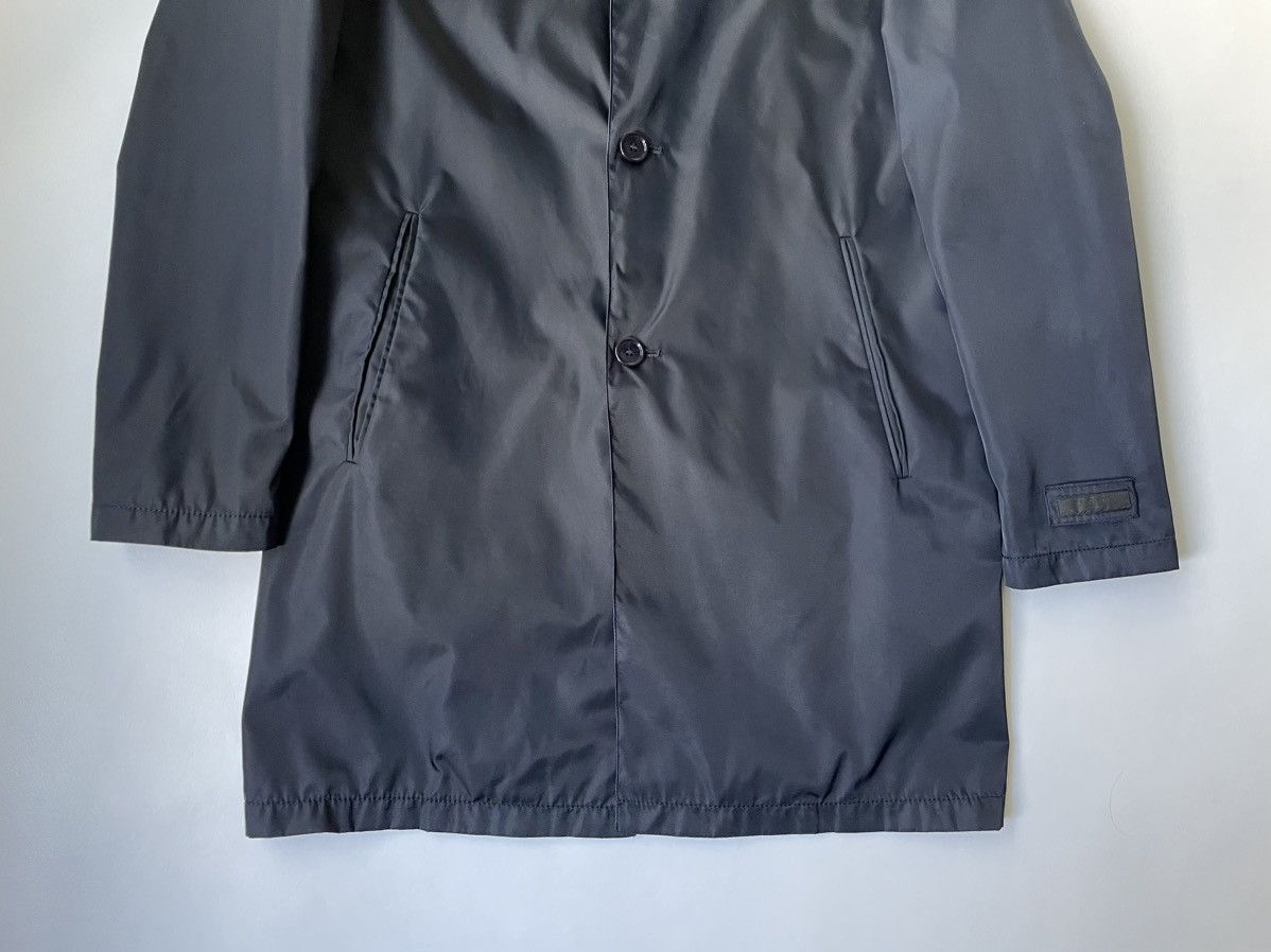 Prada S/S 13 Dark Blue Nylon Mac Size US M / EU 48-50 / 2 - 4 Thumbnail