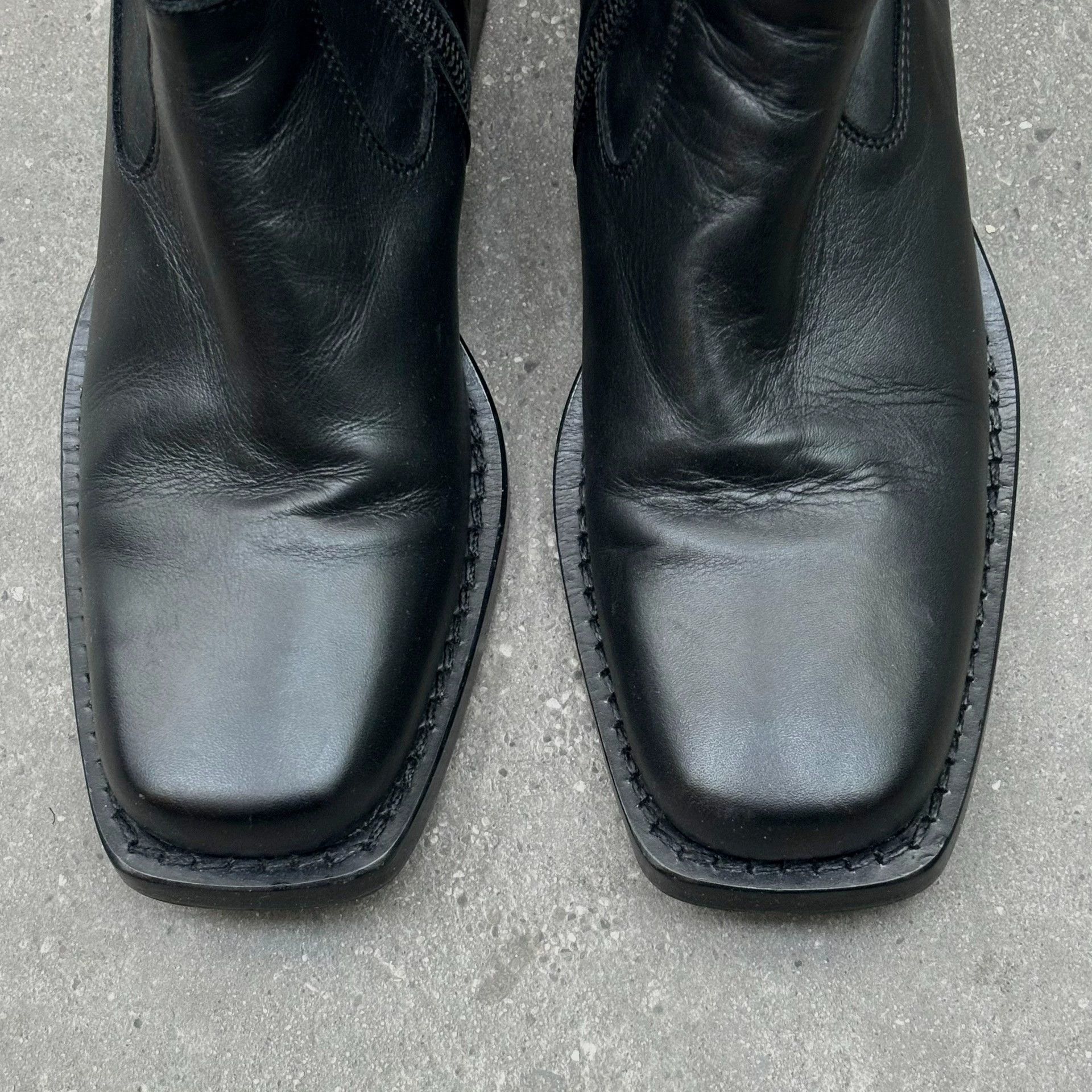Ann Demeulemeester Ann Demeulemeester Square Toe Boots 37 Sheepskin Like New Size US 6.5 / IT 36.5 - 4 Thumbnail