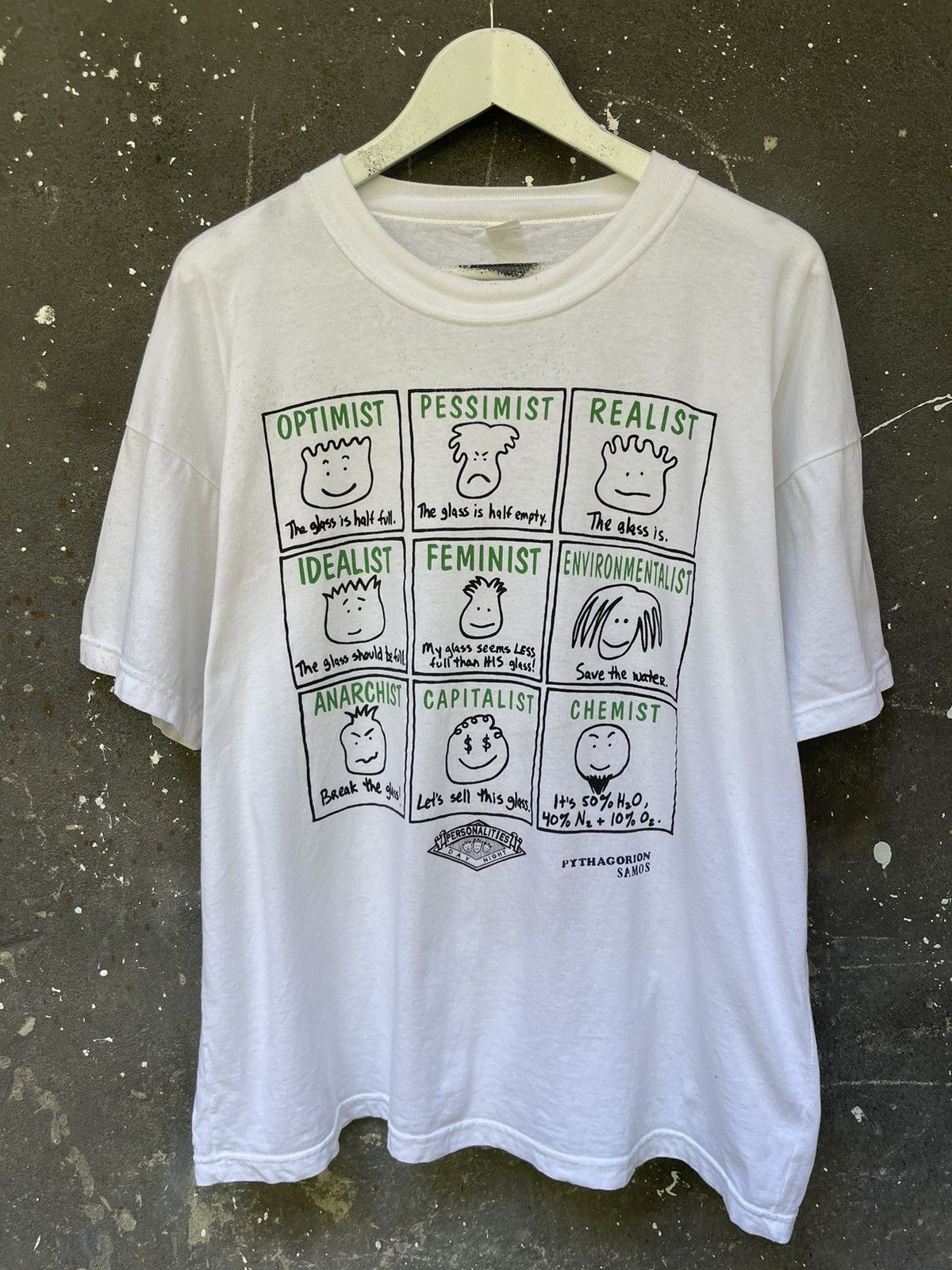 Vintage Vintage 1994 Funny Life Style T-Shirt Emotions Art 90’s RARE Size US XL / EU 56 / 4 - 2 Thumbnail
