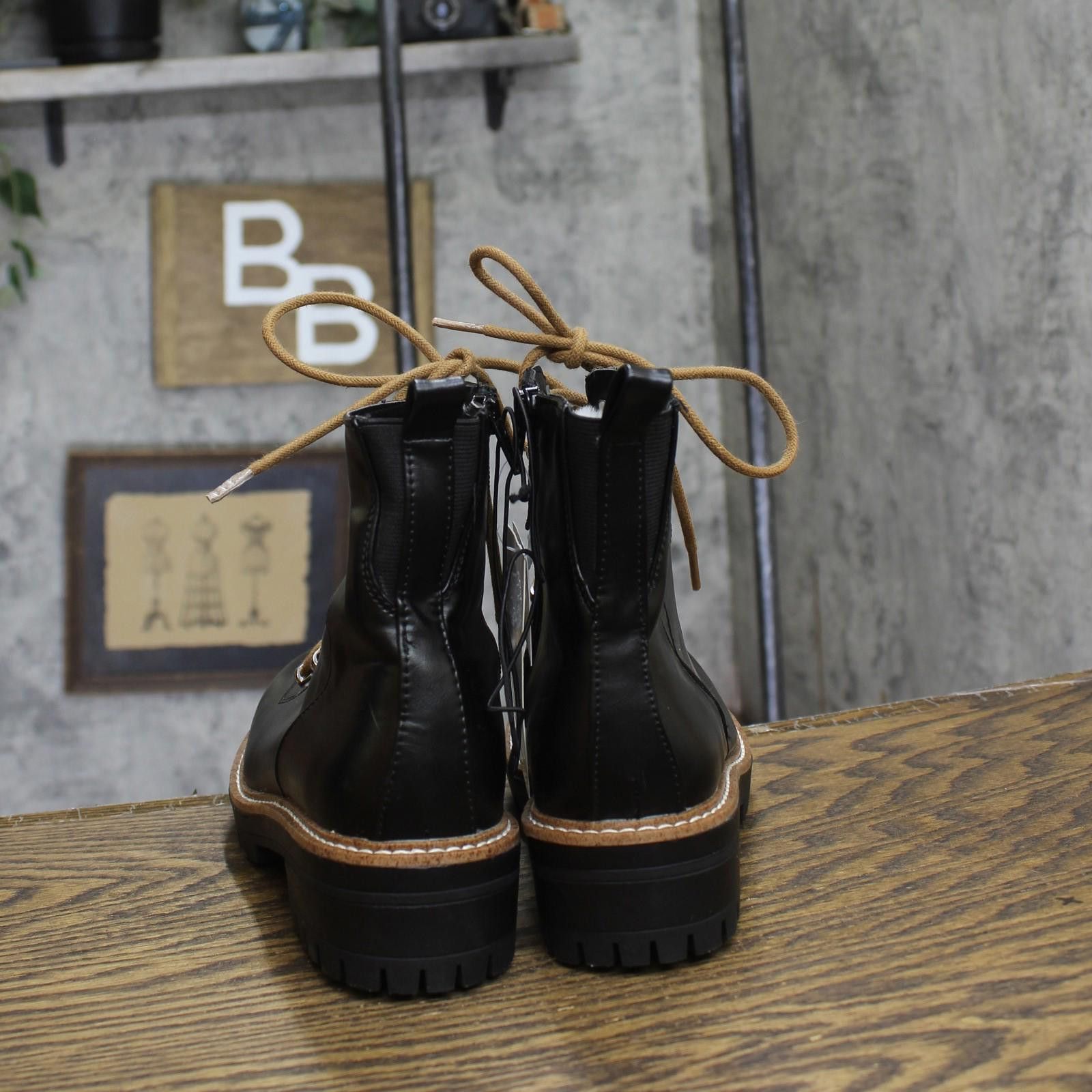 Other A New Day Womens Leighton Hiking Boots 85973869 Black 6.5m Size US 6.5 / IT 36.5 - 4 Thumbnail