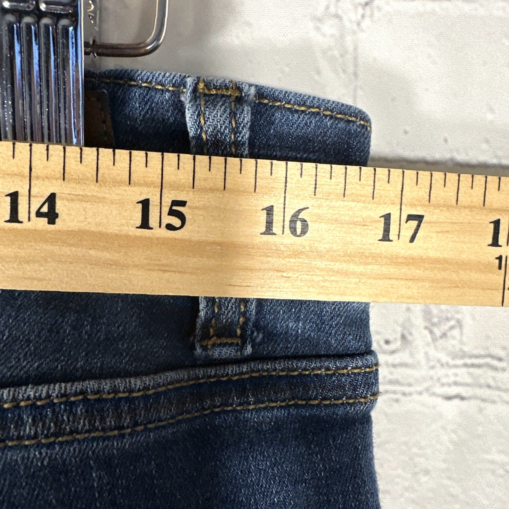 Denime Judy Blue Jeans Womens Relaxed Fit Denim Stretch Casual 15/32 29 Inseam Blue City Preppy Pockets Womens Jeans JB82325DK Size 36" / US 14 / IT 50 - 4 Thumbnail