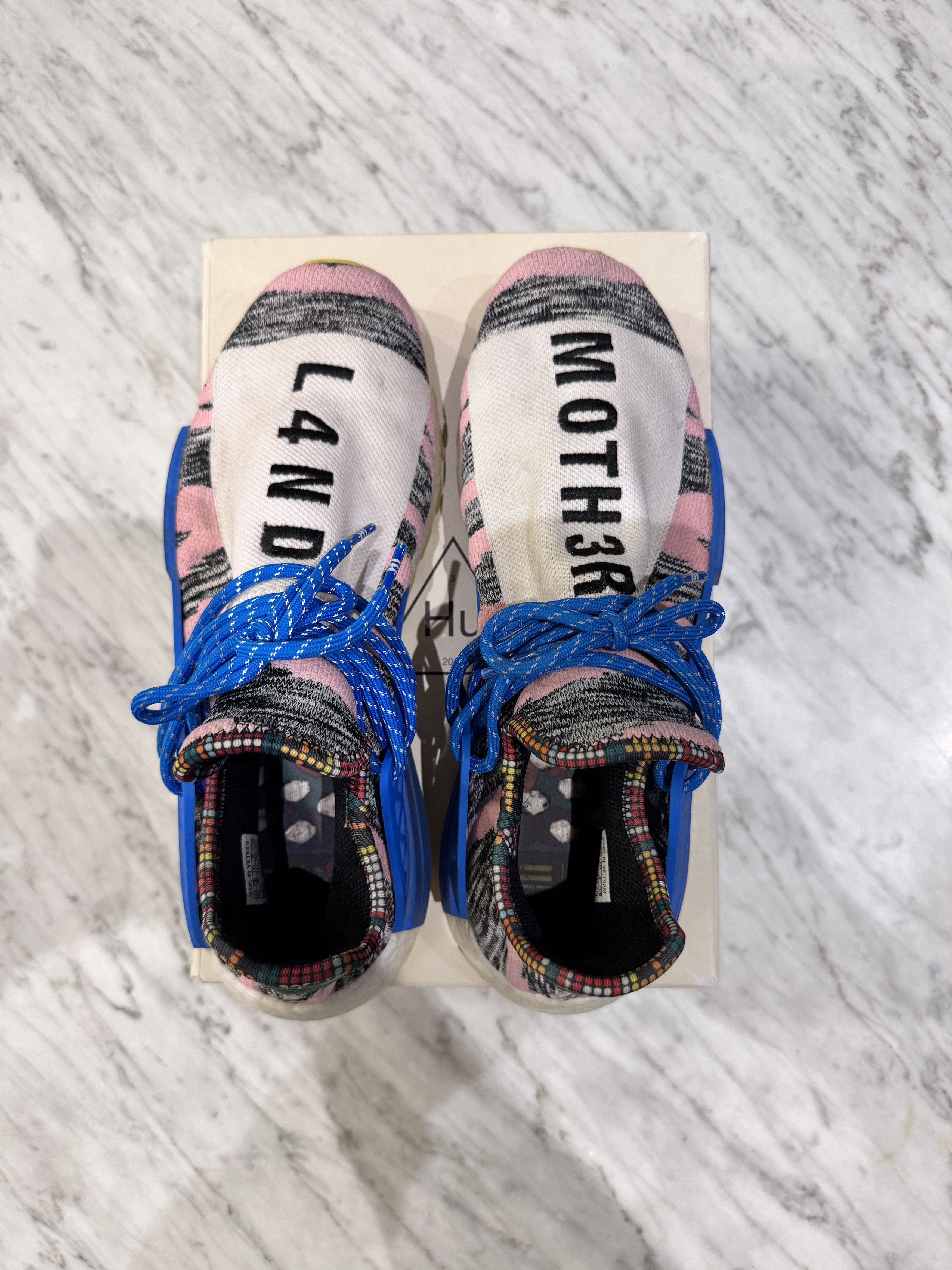 Adidas × Humanrace Pharrell X NMD Human Race Trail Solar Pack 2018 Size US 10.5 / EU 43-44 - 3 Thumbnail