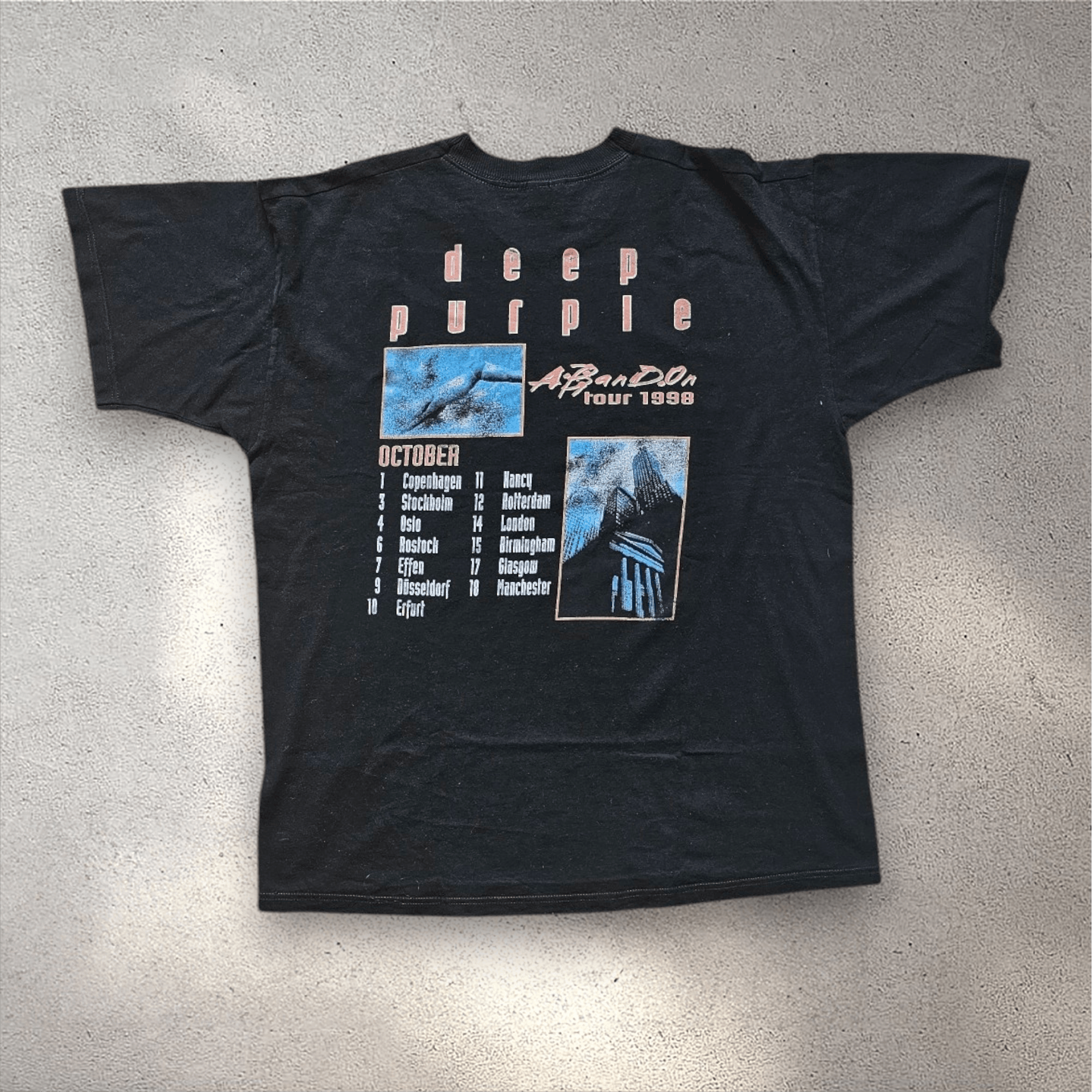 Band Tees × Vintage Deep Purple Abandon Tour 1998 Size US XL / EU 56 / 4 - 3 Thumbnail