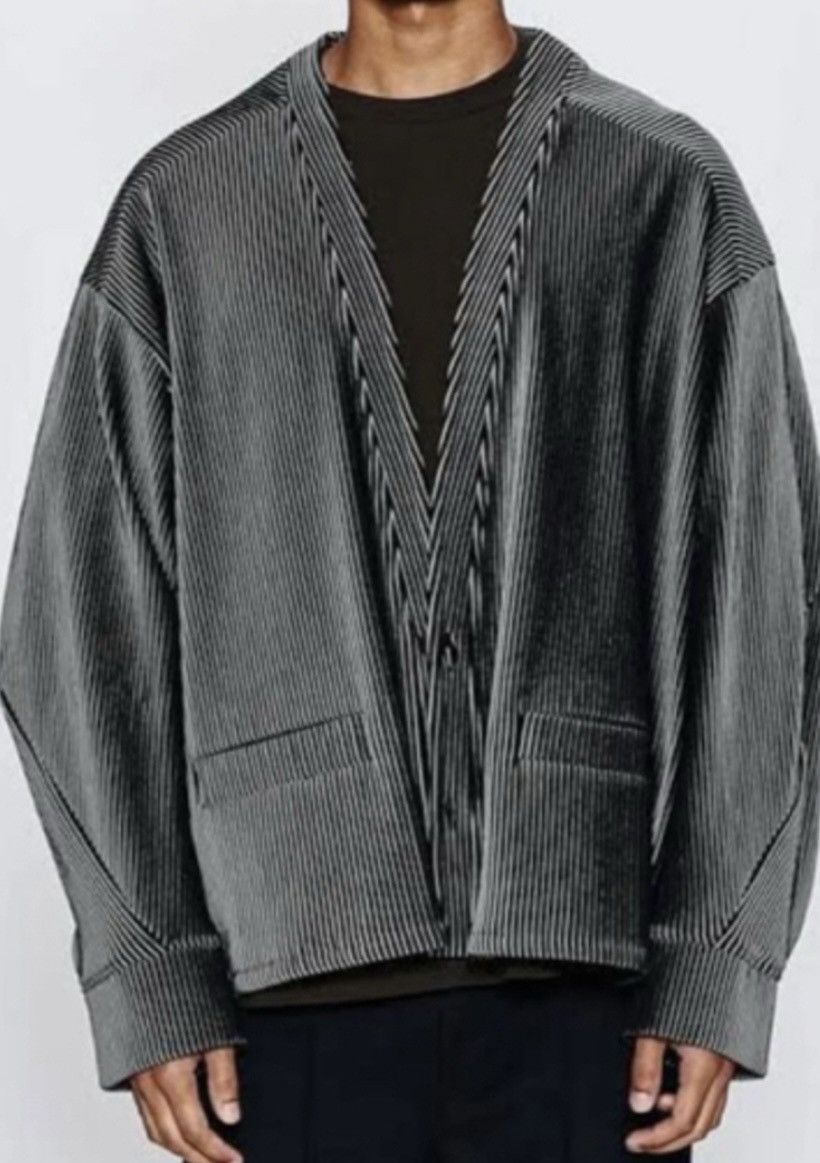 JieDa 20AW JieDa RIPPLE CARDIGAN ストライプ 光沢 M Size US M / EU 48-50 / 2 - 1 Thumbnail