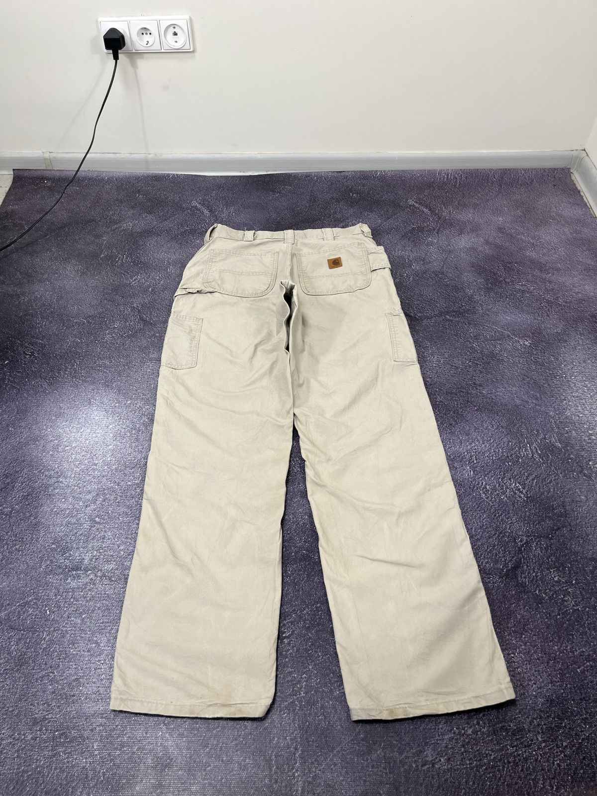 Carhartt × Vintage Vintage 90s Carhartt Y2K Faded Work Baggy Pants Jeans Size US 33 - 3 Thumbnail