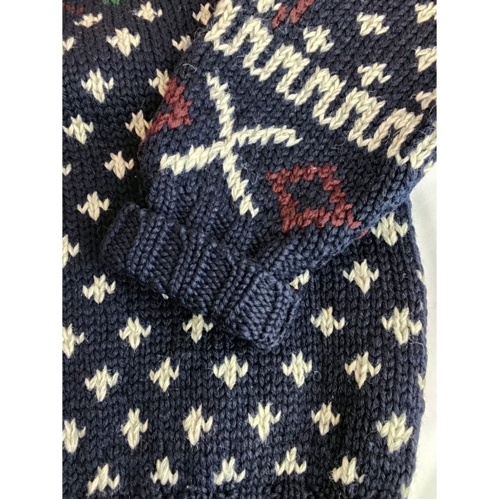 Lauren Ralph Lauren Ralph Lauren Handknit Sweater Women's S 90's Wool Blue Label Size S / US 4 / IT 40 - 10 Thumbnail