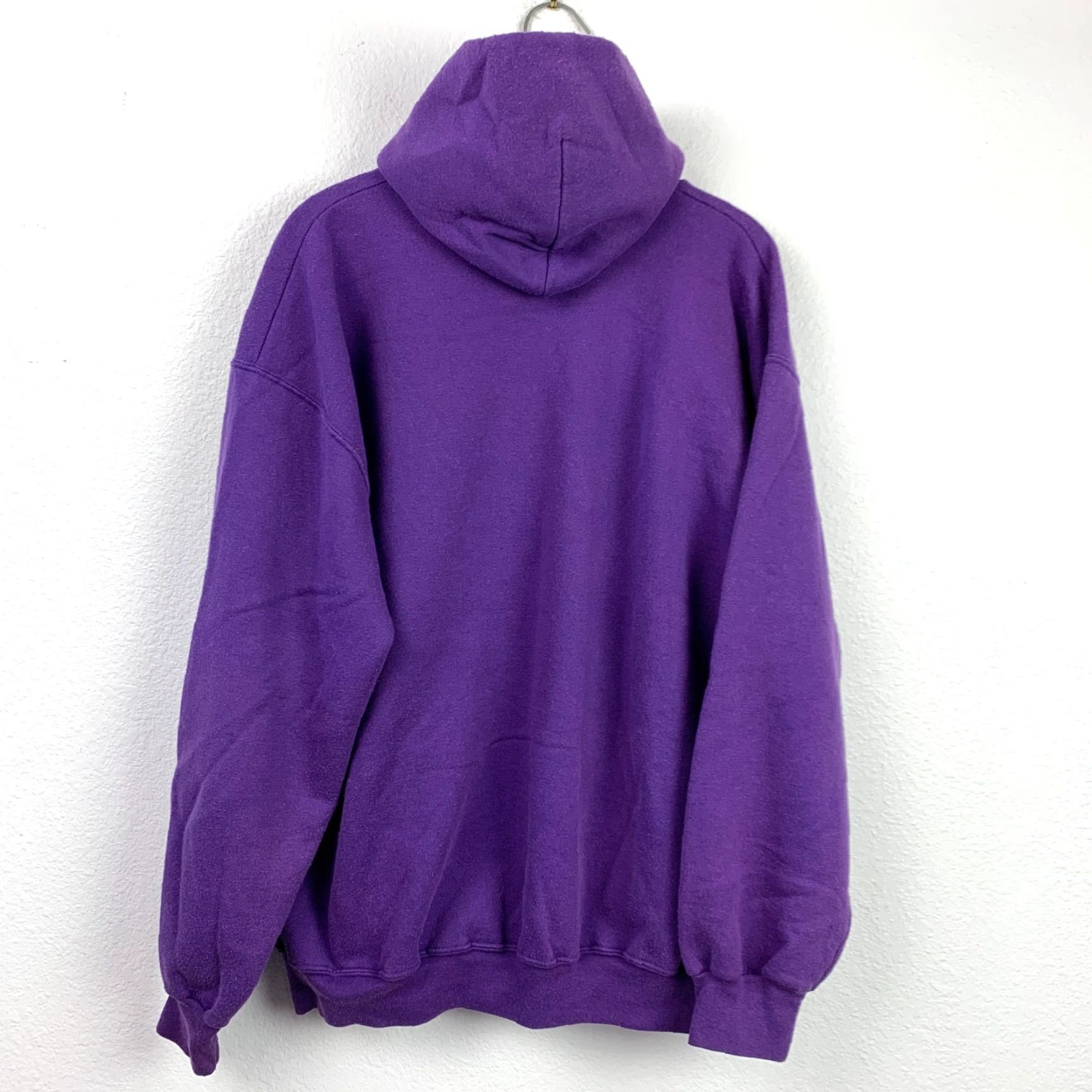 Holloway Denham Springs Yellow Jackets Holloway Purple Hoodie Mens 2XL 2XL Hoodie Pullover Hooded Cotton Blend Purple Sweatshirt Graphic Print Size US XXL / EU 58 / 5 - 5 Thumbnail