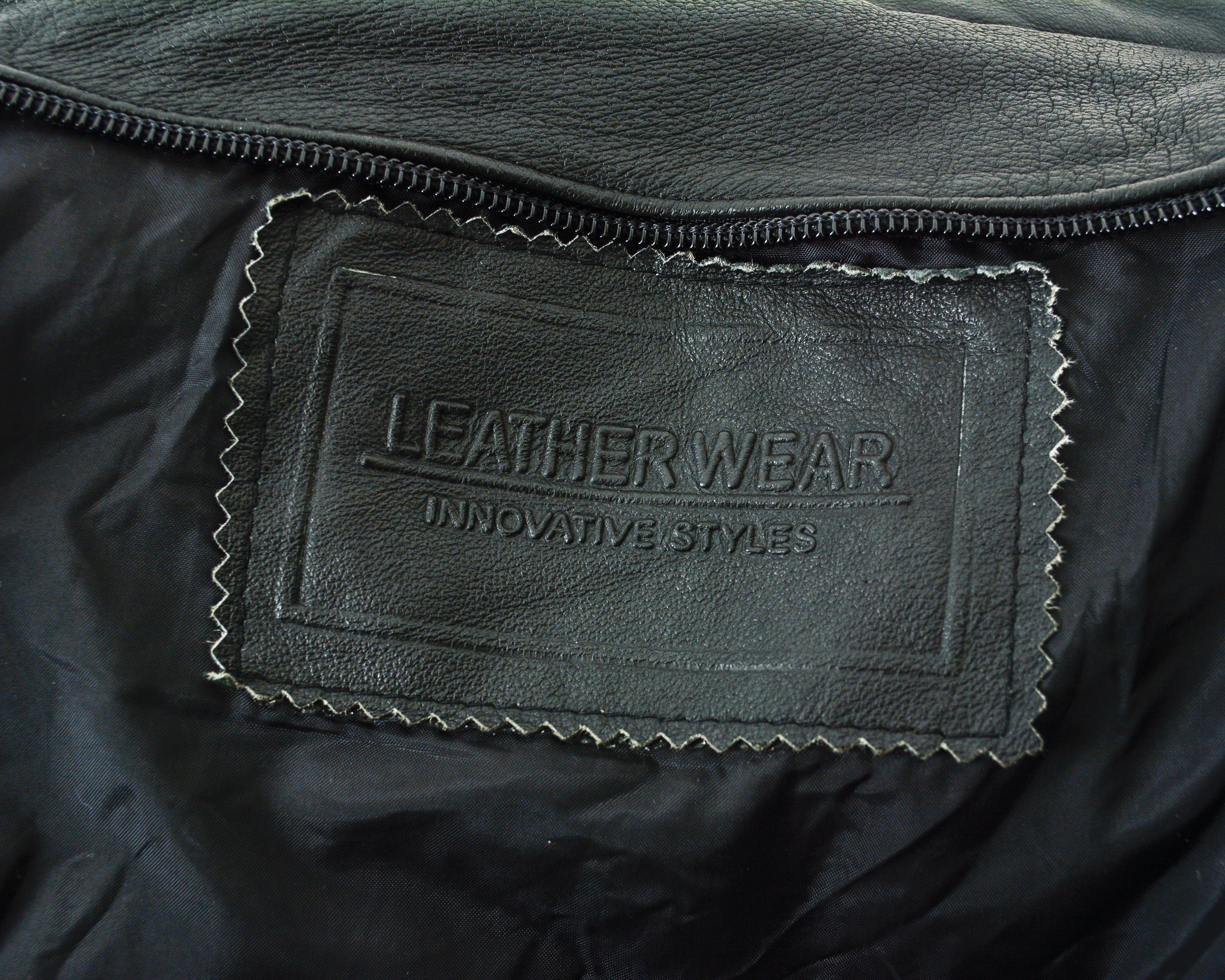 Vintage Canda Uk 48 Us Leather Over Coat Jacket Grunge 3XL Outdoors Size US XXL / EU 58 / 5 - 7 Thumbnail