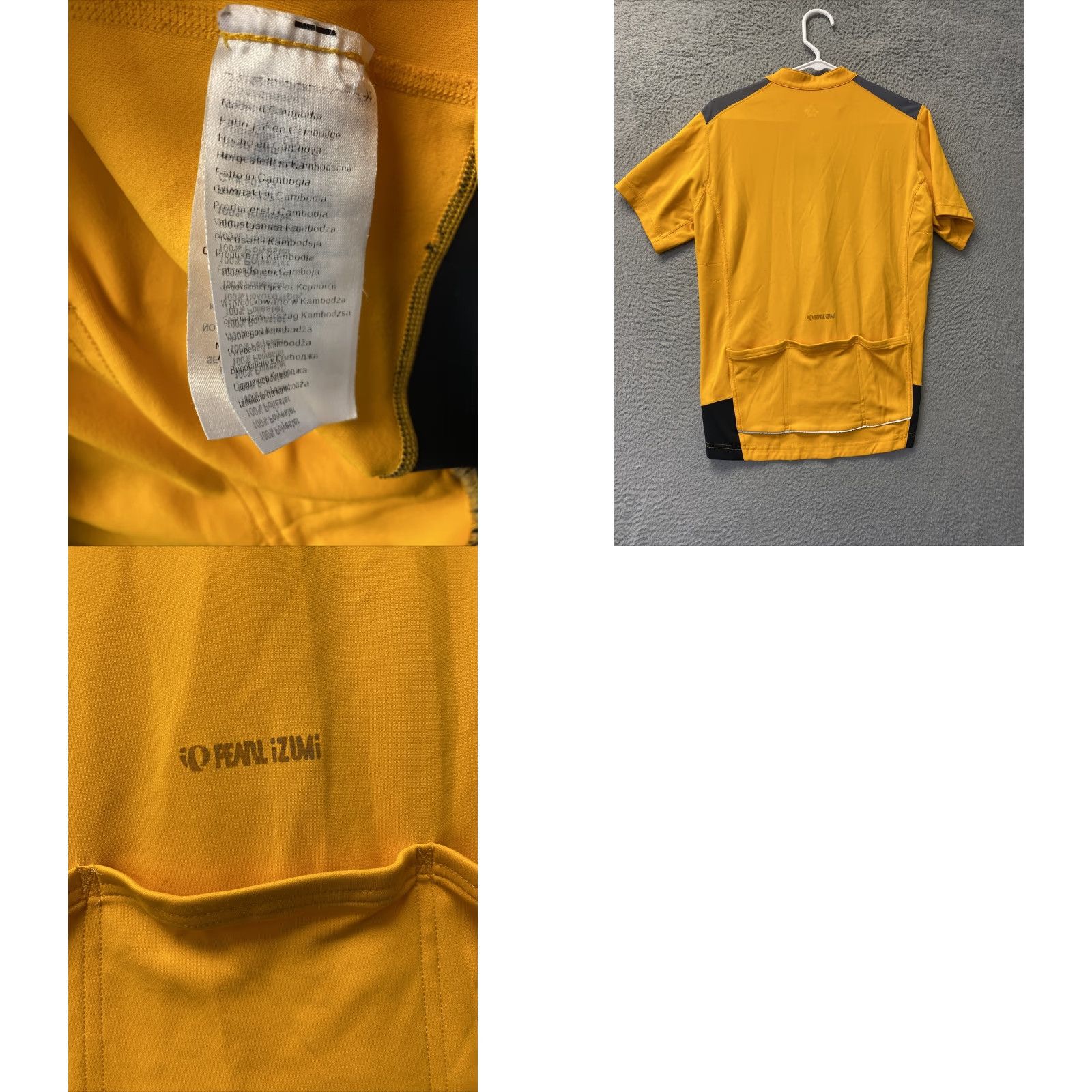 PEARL iZUMi Pearl Izumi Izumi Cycling Jersey Bike Shirt Large Mens 3/4 Zip Yellow Made in USA 97-51 / T-Shirt Jersey Men Cycling Photos? Size US L / EU 52-54 / 3 - 8 Thumbnail