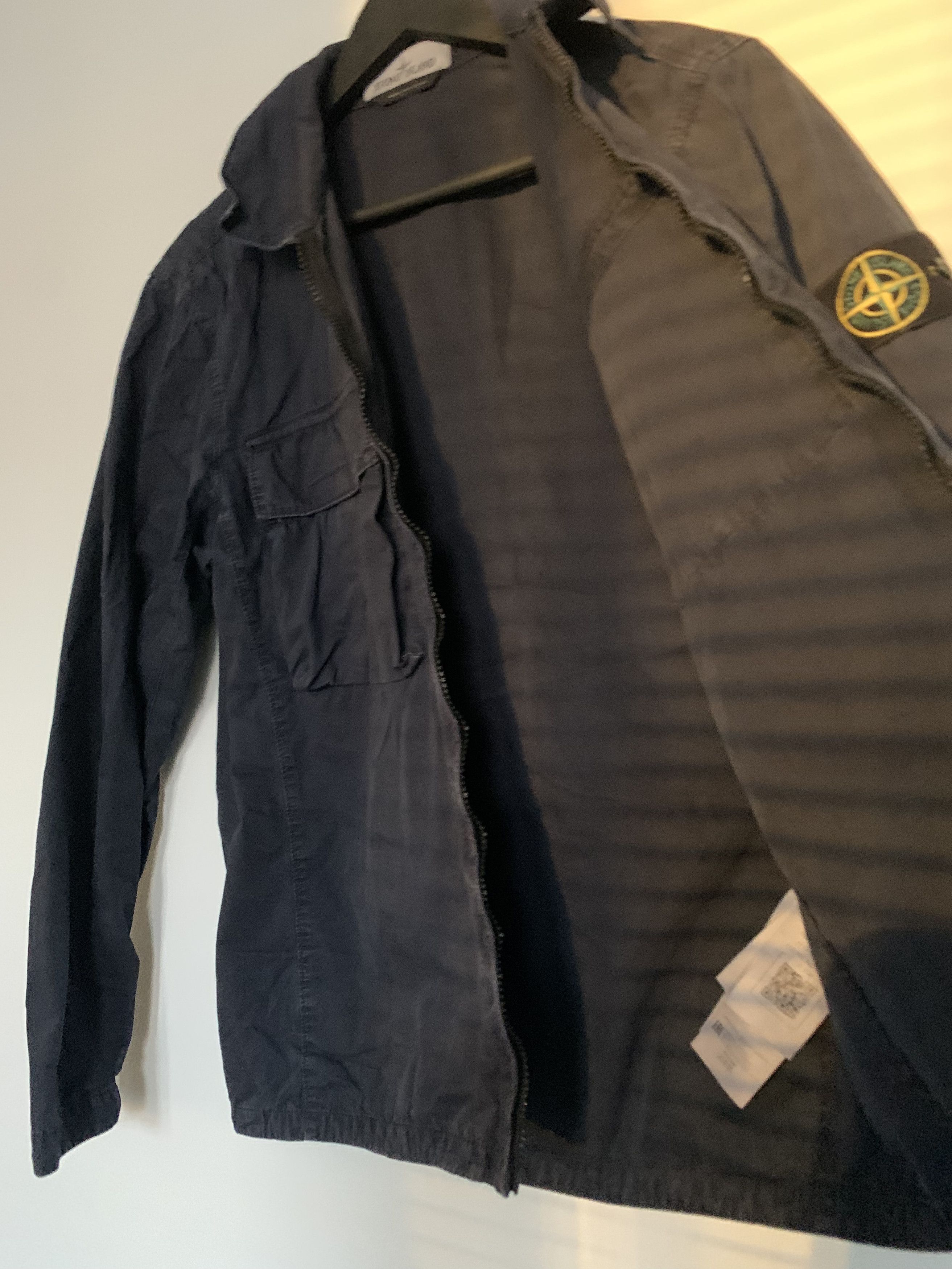 Stone Island Stone Island Garment Dyed Brushed Cotton Overshirt Size US S / EU 44-46 / 1 - 4 Thumbnail