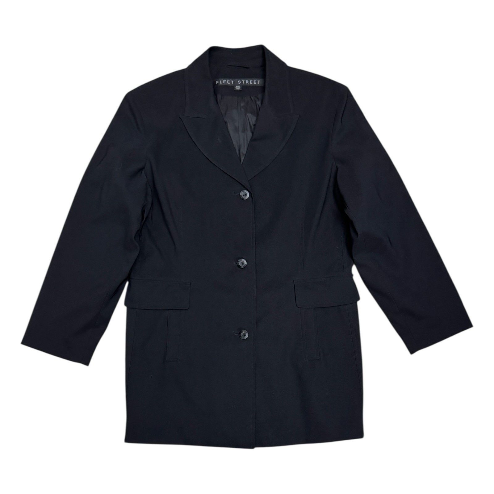 Other FLEET STREET Retro Long Trench Business Jacket Coat Large Size L / US 10 / IT 46 - 1 Thumbnail