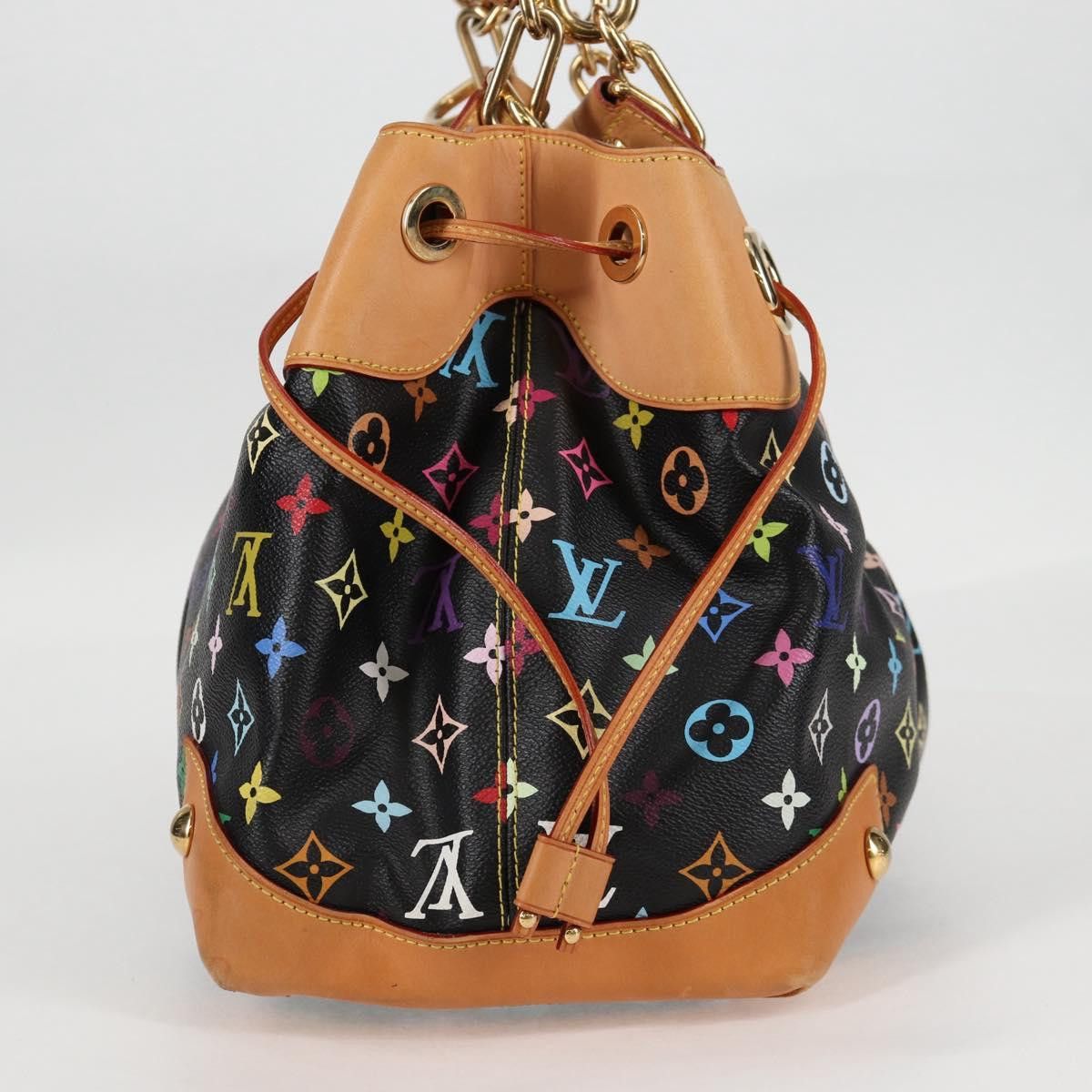 Louis Vuitton LOUIS VUITTON Monogram Multicolor Ursula Tote Bag Black Size ONE SIZE - 4 Thumbnail