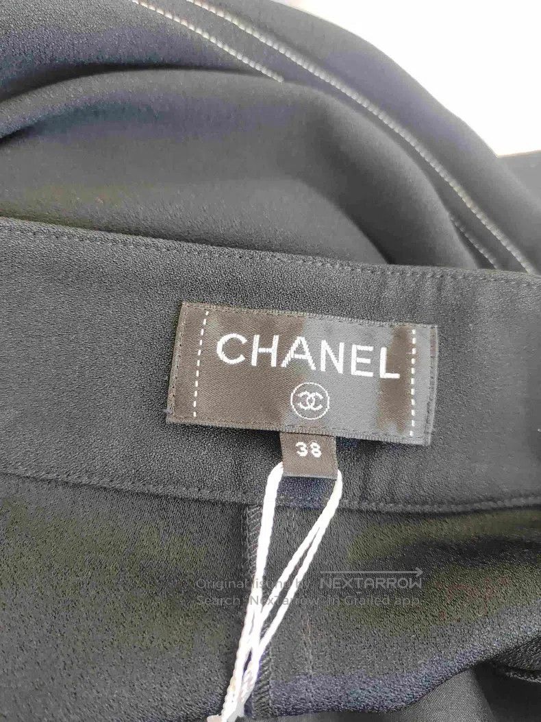 Chanel Chanel Black three-point pants Size 25" / US 0 / IT 36 - 3 Thumbnail