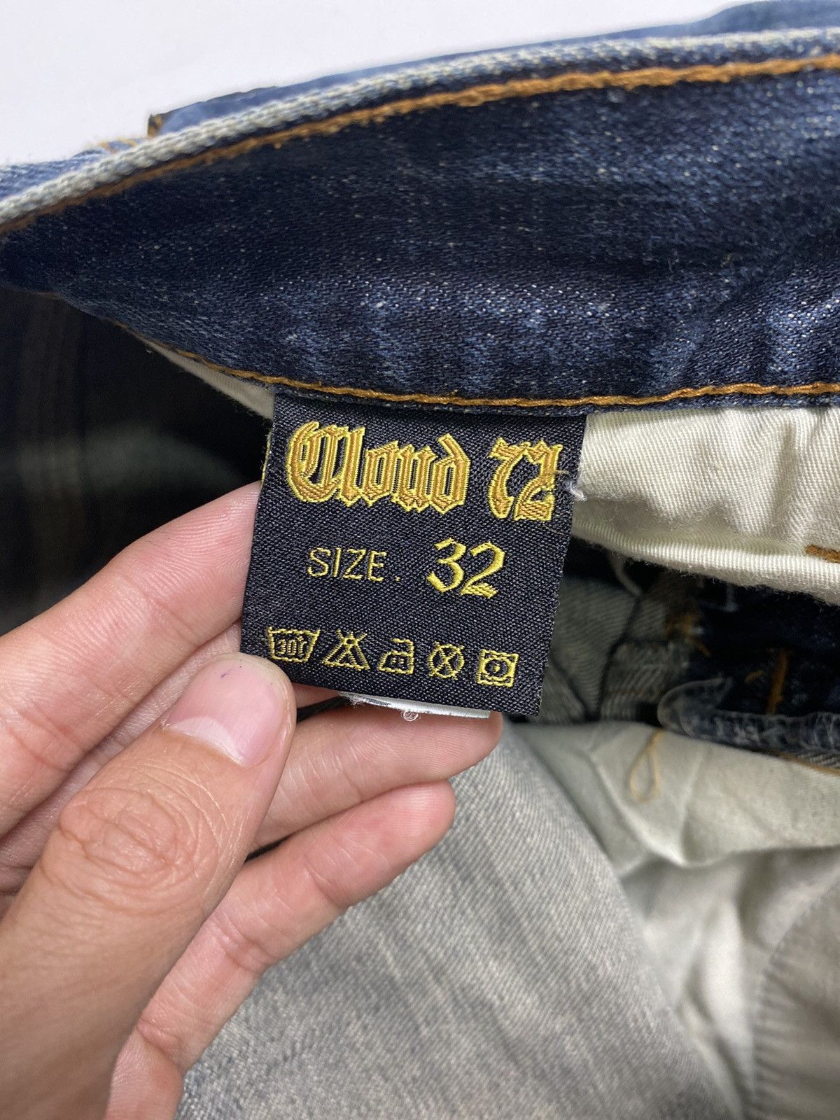 Japanese Brand Lace up flare clouds72 jeans ifsixwasnine lgb style Size US 32 / EU 48 - 10 Thumbnail
