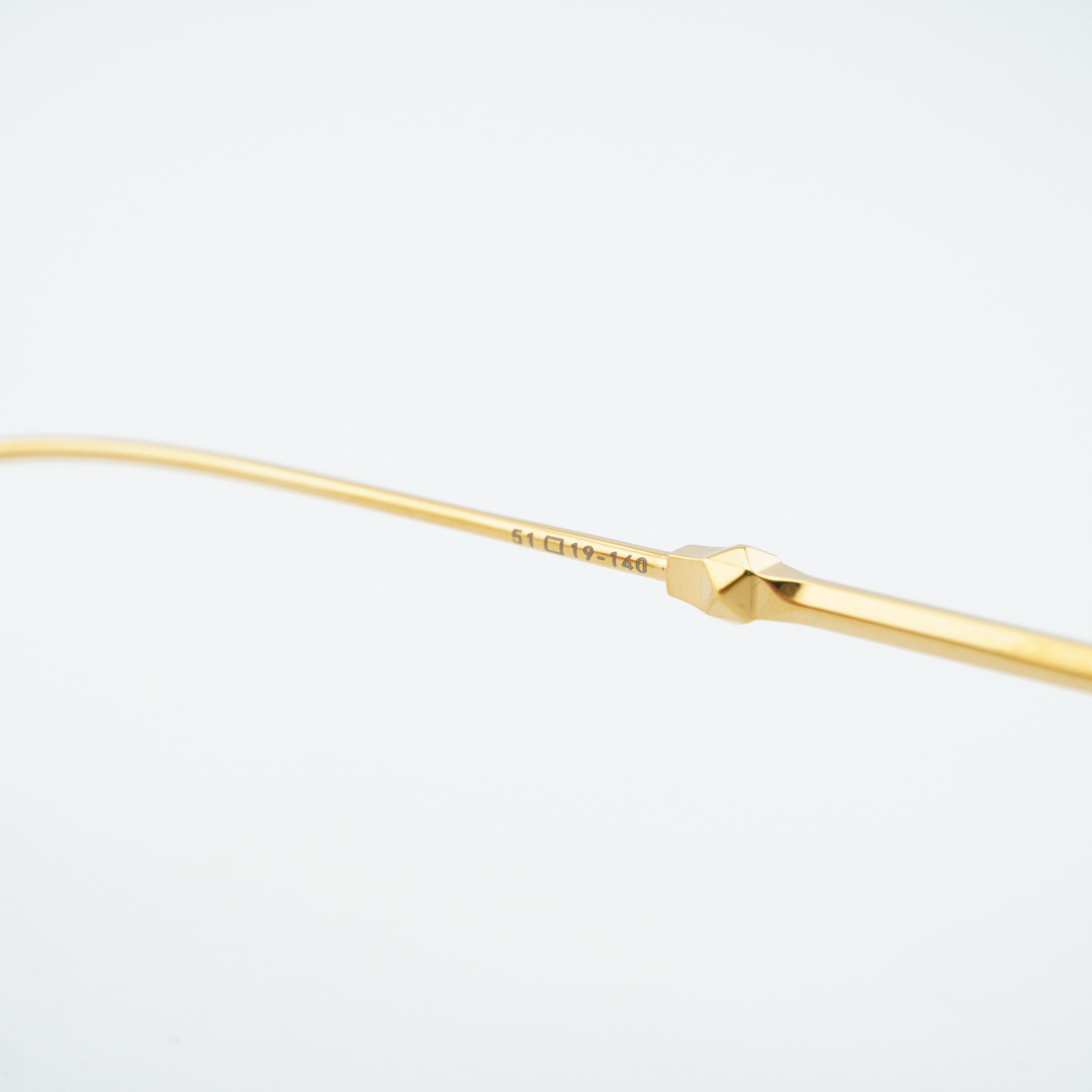 Valentino Valentino V-DAYDREAM VLX-123C-CH Eyeglasses Ivory/Gold 51mm Size ONE SIZE - 11 Thumbnail