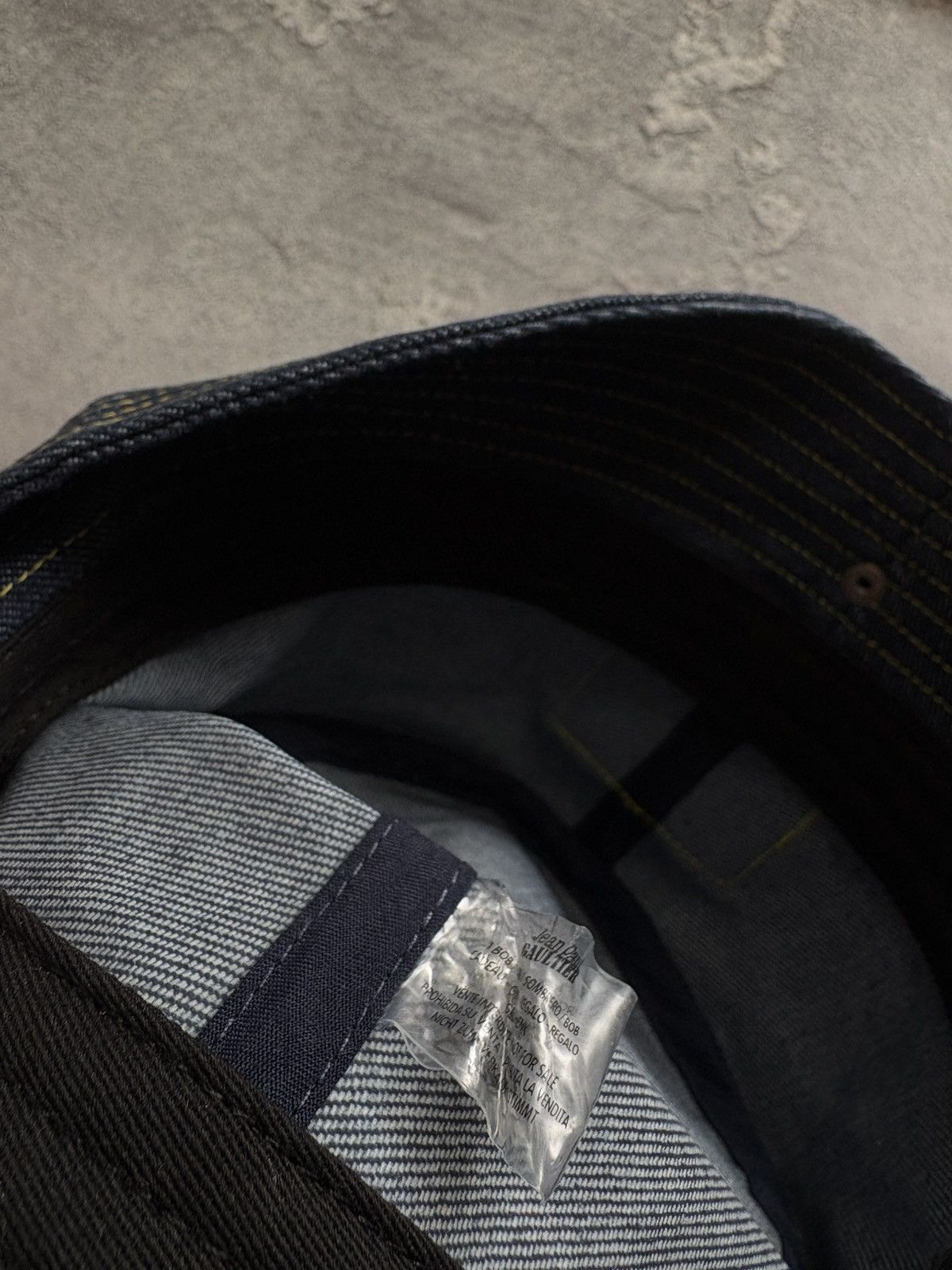 Jean Paul Gaultier Jean Paul Gaultier Pour Vous Denim Bucket Hat Bucket size OS Size ONE SIZE - 8 Thumbnail