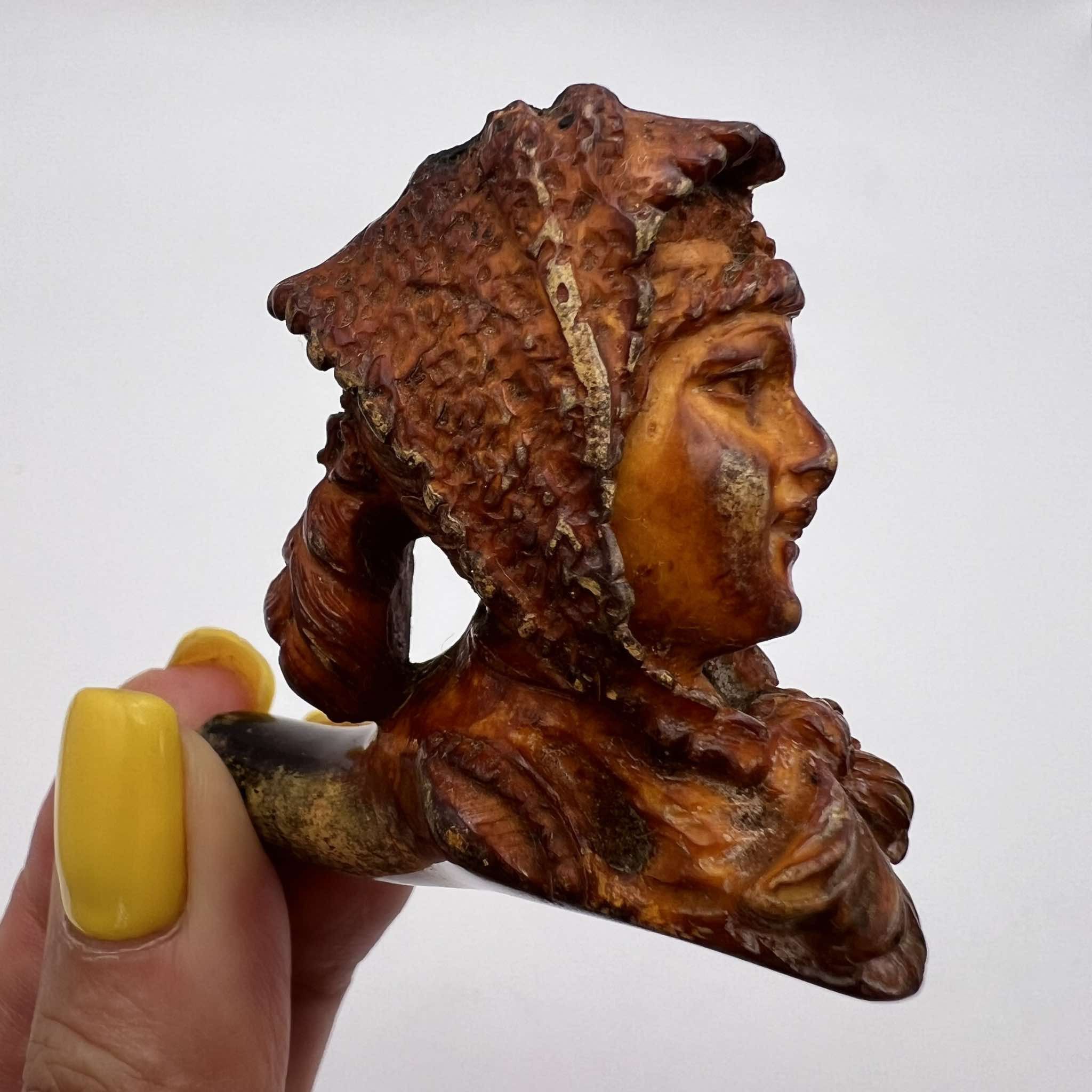 Vintage Antique Mouthpiece Cigarette Holder Pipe Natural Hand Carved Size ONE SIZE - 1 Thumbnail