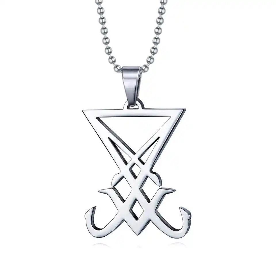 Jewelry × Vintage SIGIL OF LUCIFER PENDANT NECKLACE Size ONE SIZE - 2 Thumbnail