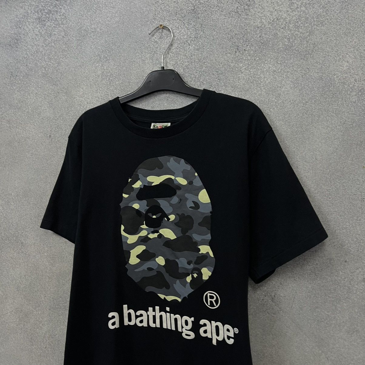 Bape Bape head big logo t shirt Size US M / EU 48-50 / 2 - 2 Thumbnail