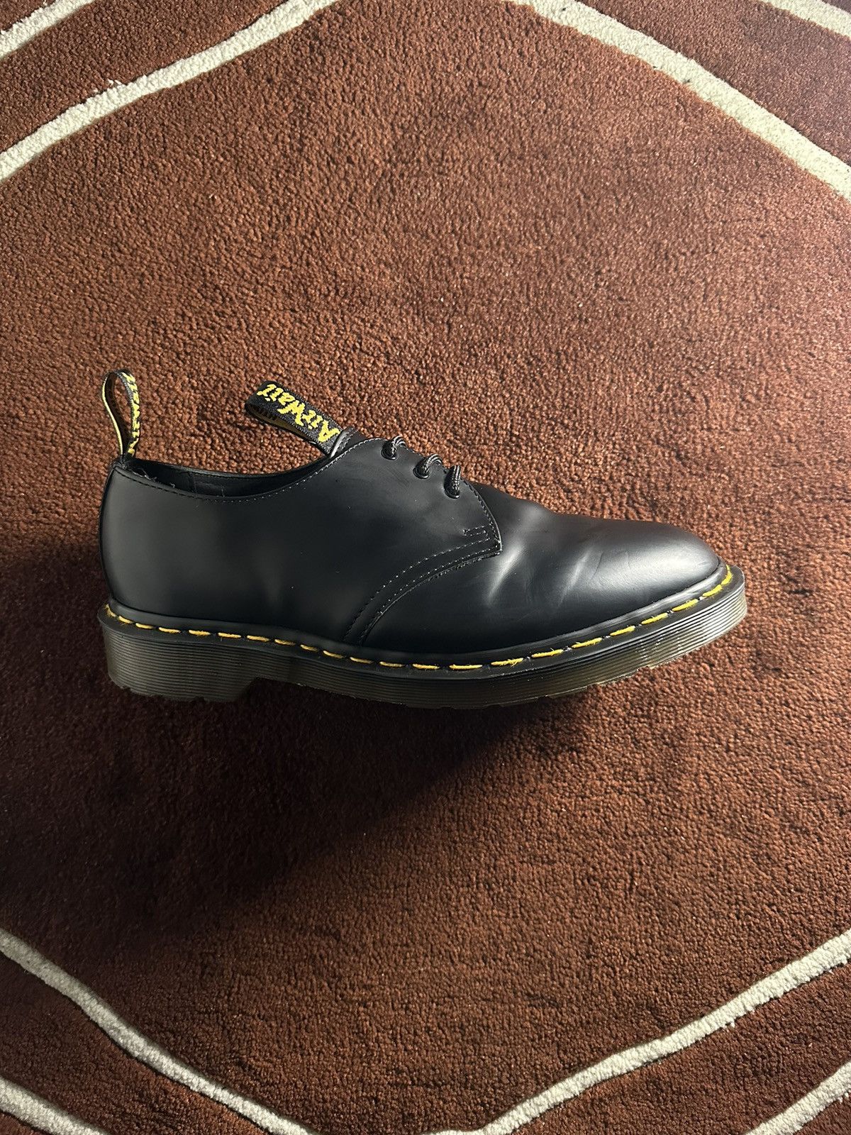 image of Dr Martens x Engineered Garments Dr. Martens X Engineered Garments Black Smooth 1461’S Shoes (Size 