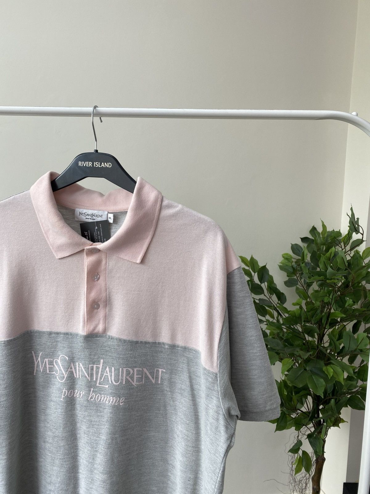 Designer × Vintage × Yves Saint Laurent Vintage YSL Yves Saint Laurent Luxury Polo T-shirt Size US XL / EU 56 / 4 - 10 Thumbnail