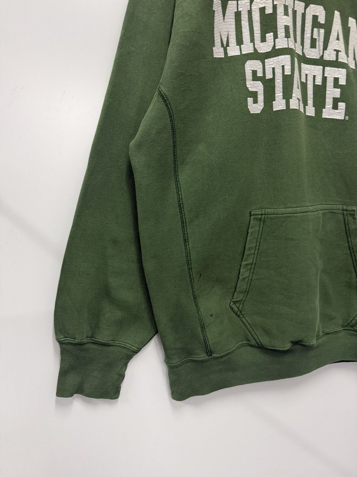 Steve And Barrys 🔥 Vtg Y2K Steve & Barrys MICHIGAN COLLEGE LOGO HOODIES - L Size US L / EU 52-54 / 3 - 3 Thumbnail