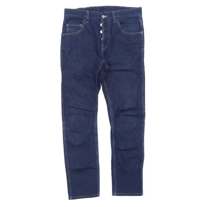 Gucci Gucci Gucci Blue Tiger Print Straight Leg Jeans -2506 Size US 30 / EU 46 - 1 Thumbnail