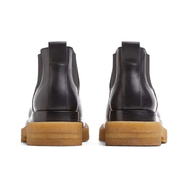Bottega Veneta o1w1db11124 Lug Boots in Black Size US 8 / EU 41 - 5 Thumbnail