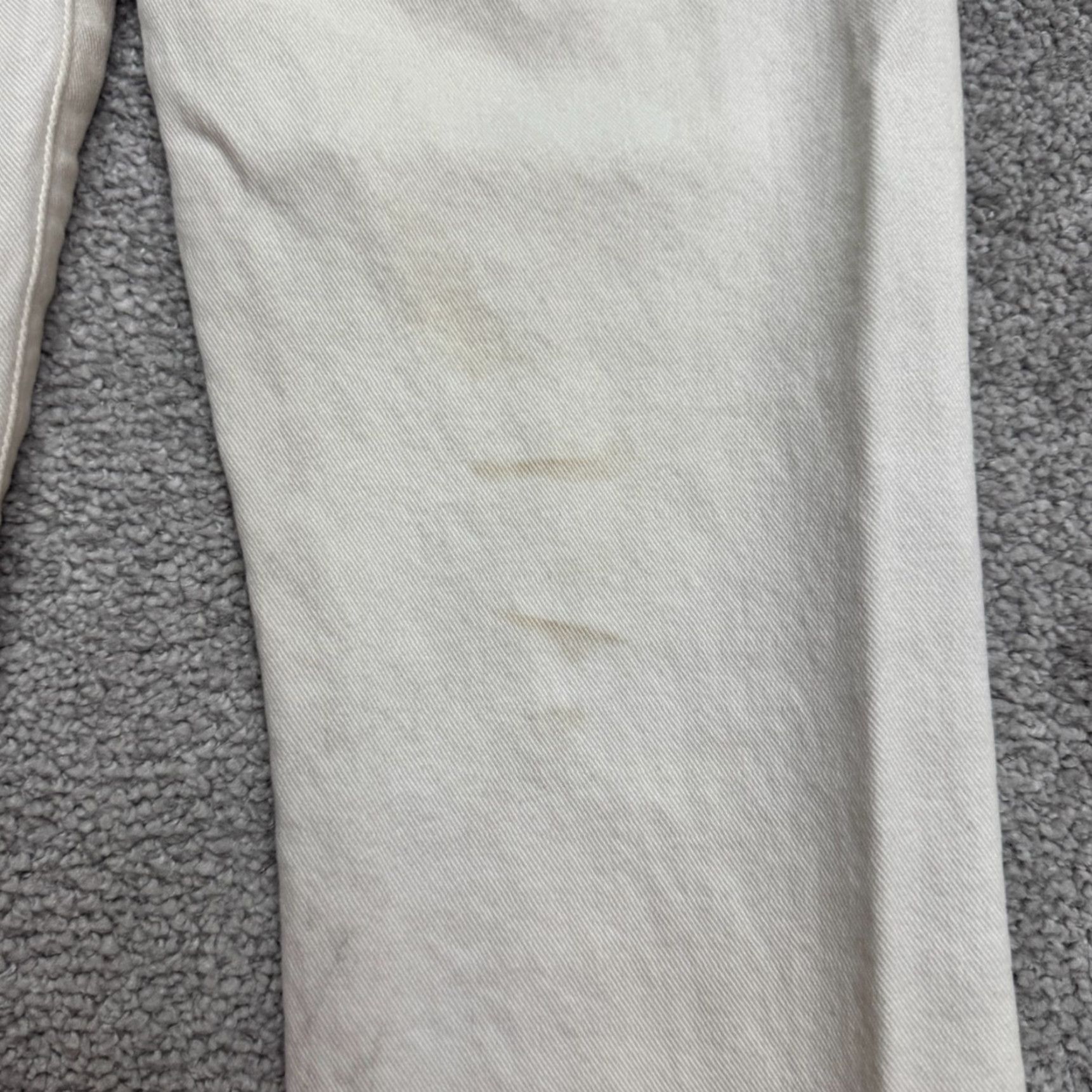 Paige Paige Skyline Skinny Crop Denim Jeans Womens 28 White Mid Rise Cotton Stretch Jeans Size 28" / US 6 / IT 42 - 4 Thumbnail