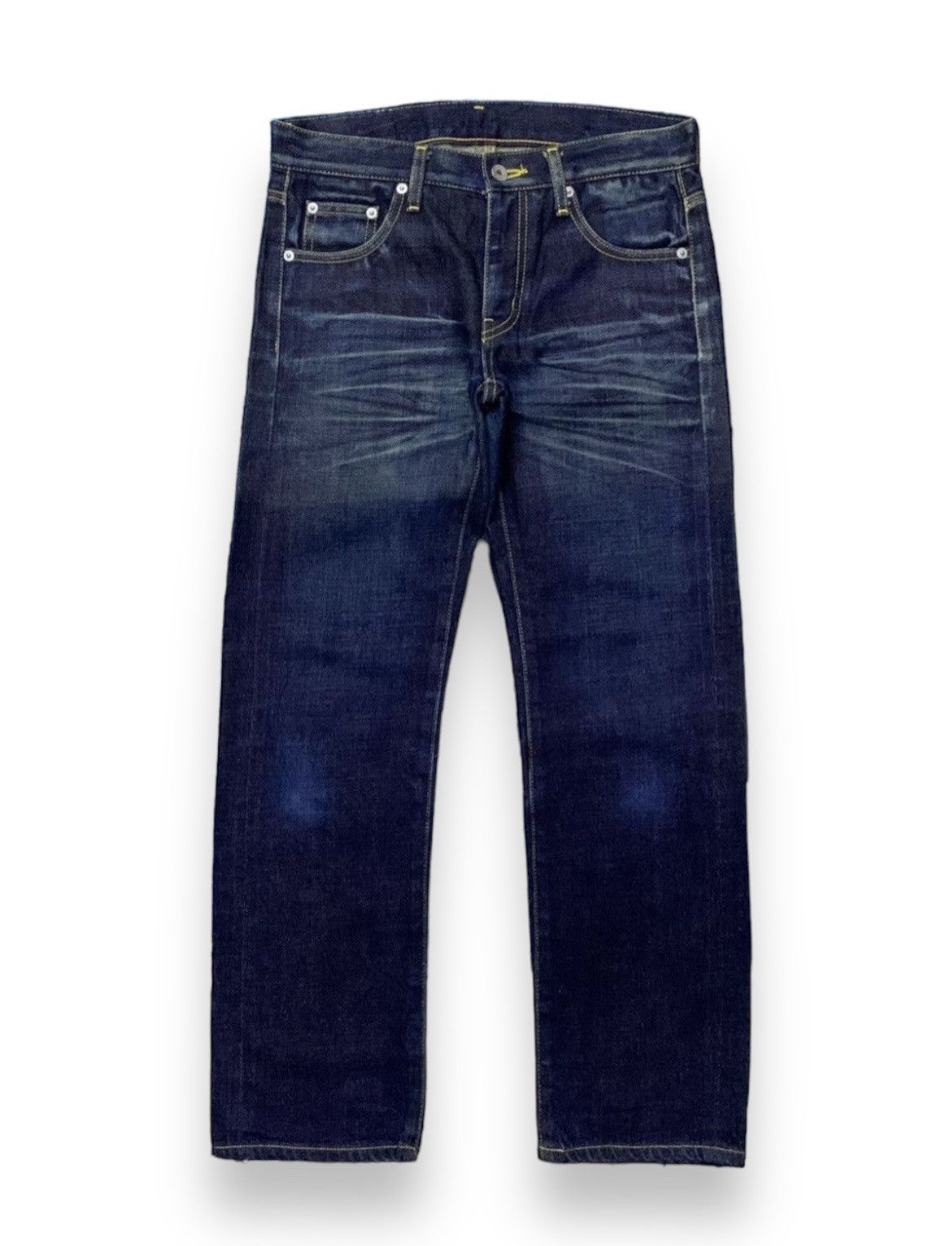 Indigo × Neighborhood Neighbourhood 06ex Savage Level 1 Indigo Selvedge  Jeans | Grailed