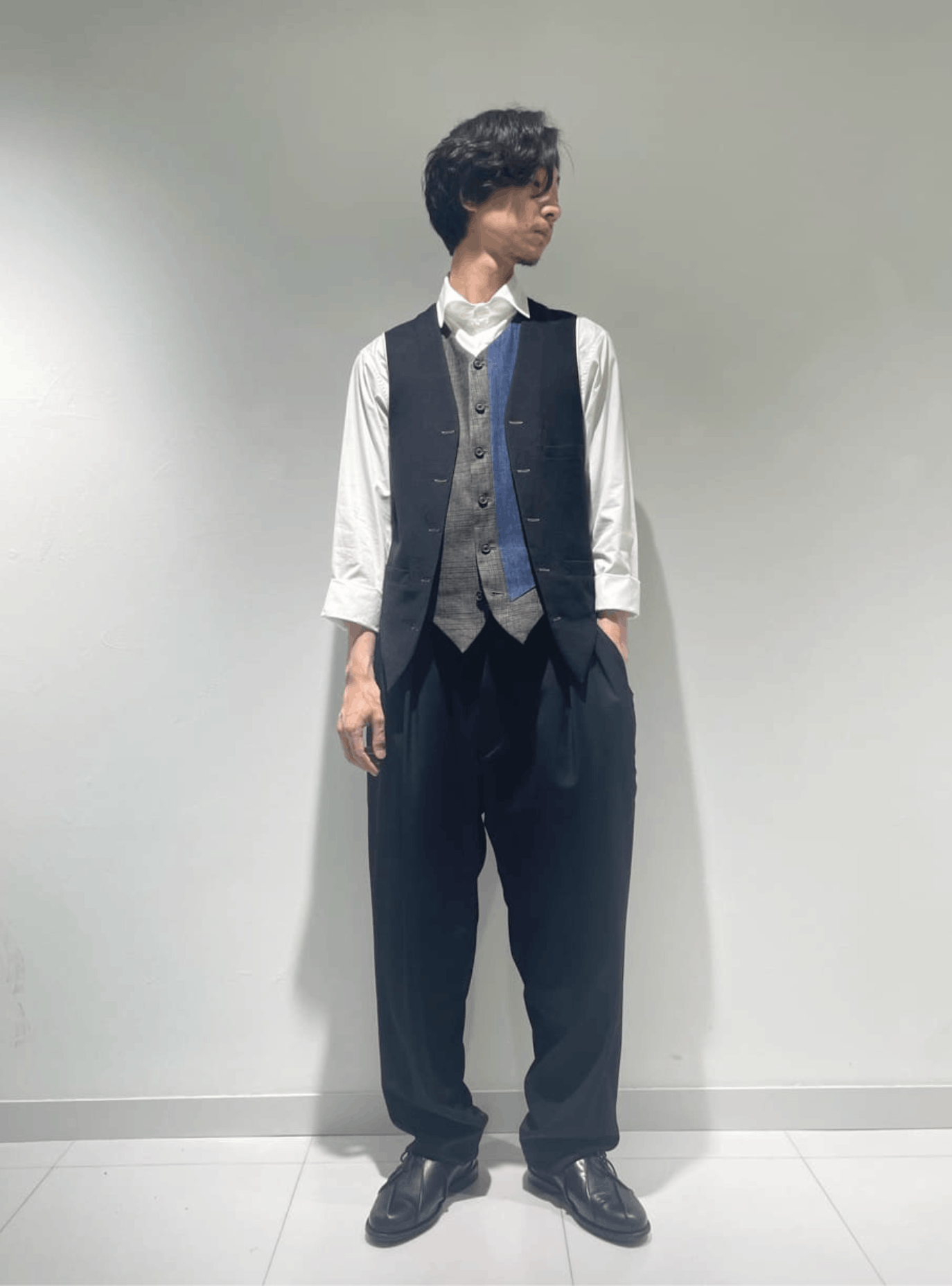 Yohji Yamamoto Yohji Yamamoto Pour Homme W/Gabardine LEFT SIDE POCKET PANTS Size US 32 / EU 48 - 6 Thumbnail