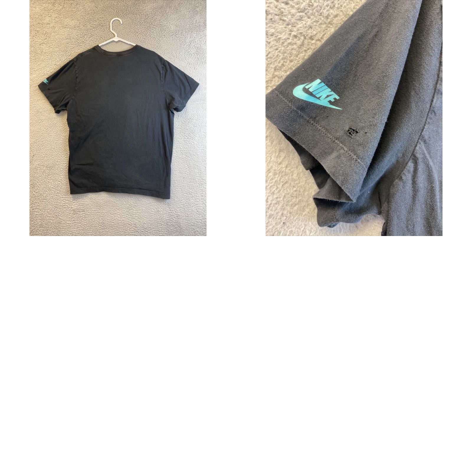 Nike Nike T-Shirt Adult XL Black Cotton Athletic Crew Neck Short Sleeve Regular Fit Menâs CrossFit Casual Activewear Size US XL / EU 56 / 4 - 8 Thumbnail