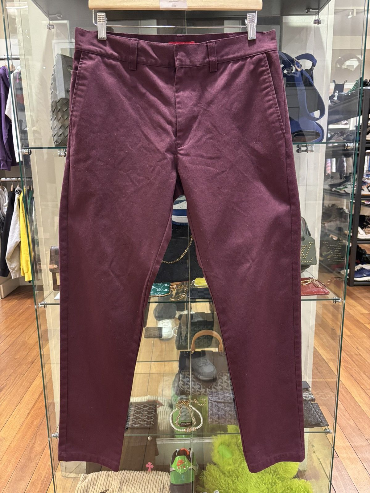 Supreme Supreme Maroon Work Pants Size US 32 / EU 48 - 1 Thumbnail