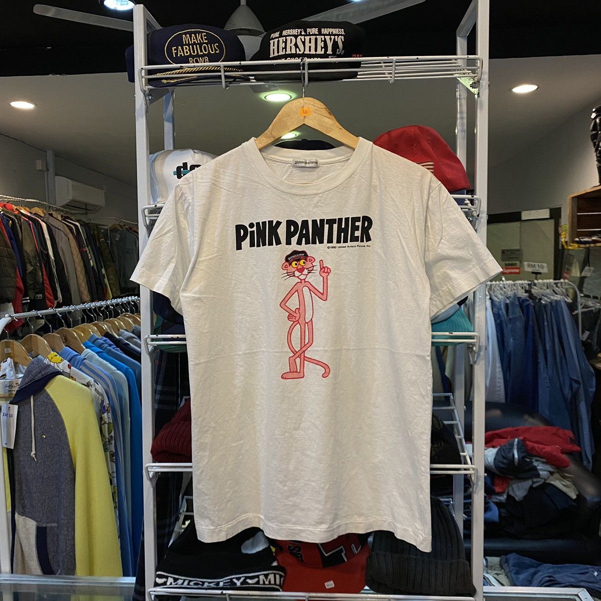 Cartoon Network RARE VTG 90s BRIDGESTONE X PINK PANTHER T-Shirts Size US M / EU 48-50 / 2 - 1 Thumbnail