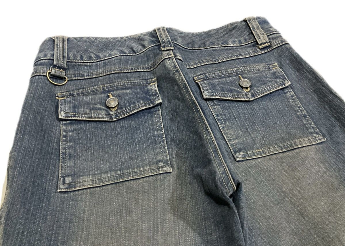 Hysteric Glamour × Japanese Brand × Tornado Mart 🔥Sick Y2K Daily Topics Mud Wash Flared Denim Hysteric Style Size US 31 - 7 Thumbnail